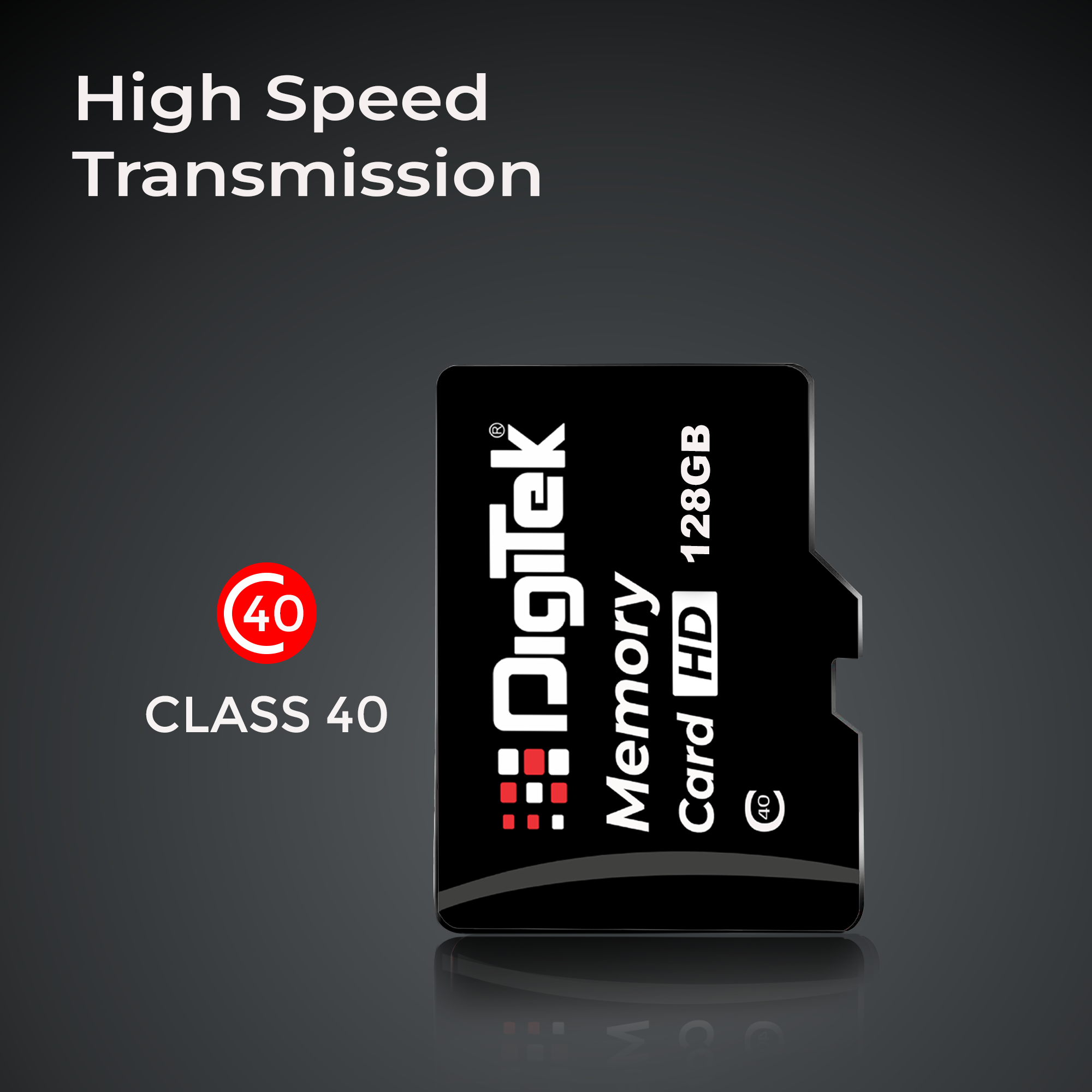 Digitek (DTF 128GB C40) High Speed 128GB Micro SDHC UHS III Memory Card – A2 Speed, 200MB/s, Waterproof & Shockproof, for 4K/8K Video, Drones, CCTV & Smartphones