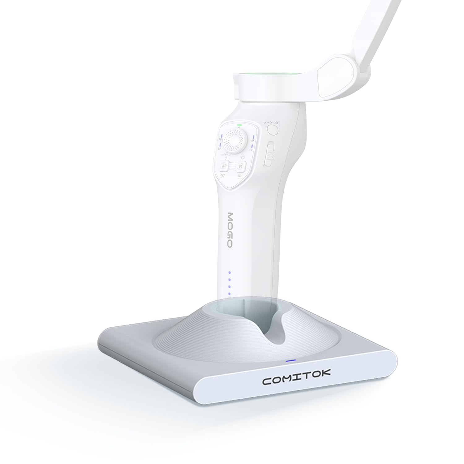 قاعدة تثبيت جيمبال لشحن أجهزة MOGO مع حامل | شاحن مكتبي متعدد الوظائف | اشحن، خزّن، واعرض جهاز MOGO الخاص بك | حامل ثابت لأجهزة MOGO