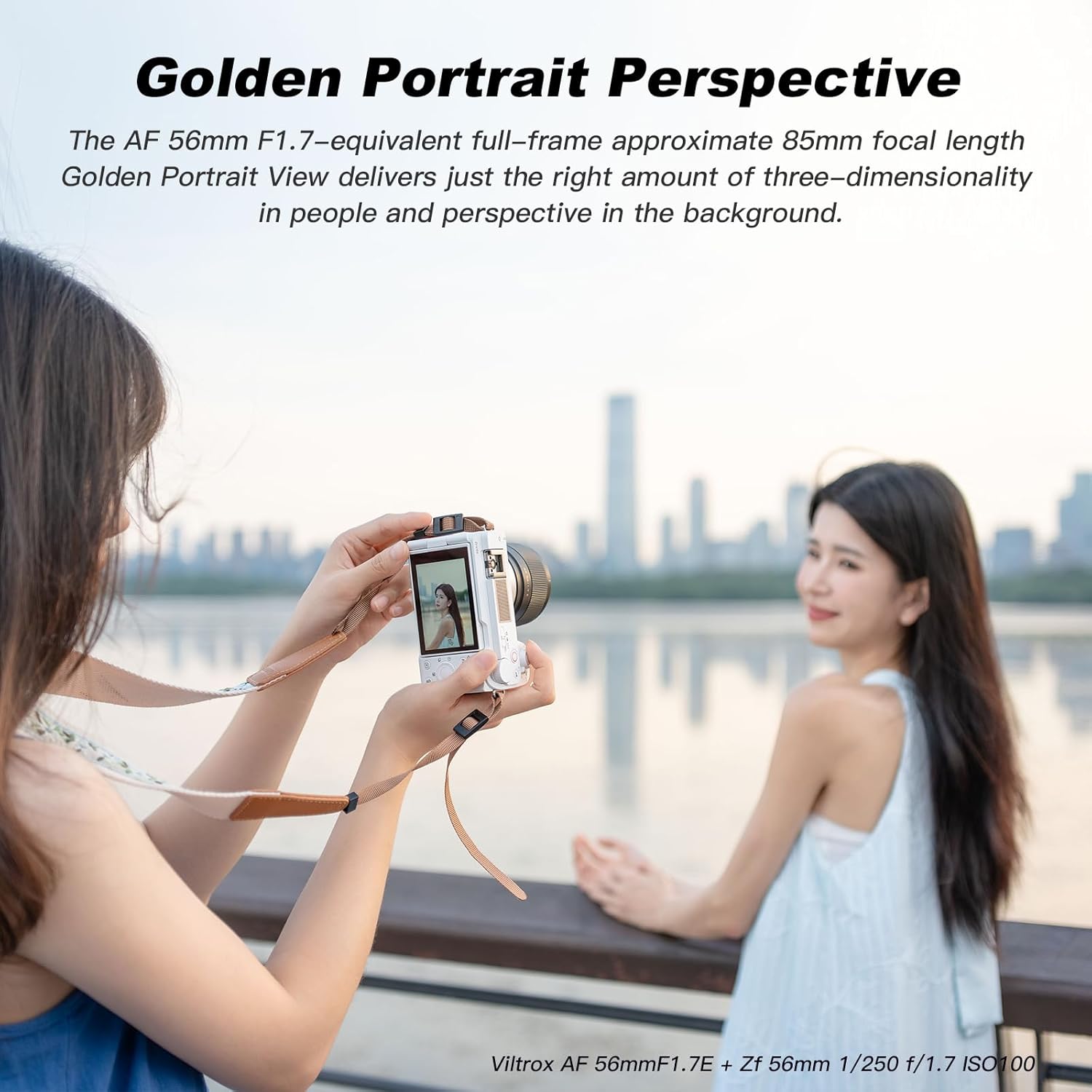 VILTROX 56mm F1.7 SLR Camera Lens E-Mount AF APS-C Large Aperture Wide-Angle Auto Focus Format Portrait Lens for Sony ZV-E10 FX30 ZC-E10II a5000 a5100 a6000 a6100 a6700 a6300 a6400 a6500 a6600