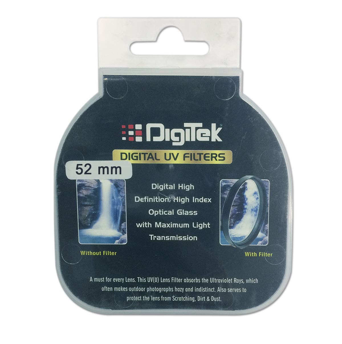 Digitek UV-Protection Lens Filter (Filter with Slim Frame for DSLR Camera Lens Protection from UV Rays, Dust & Scratches) - Digitek
