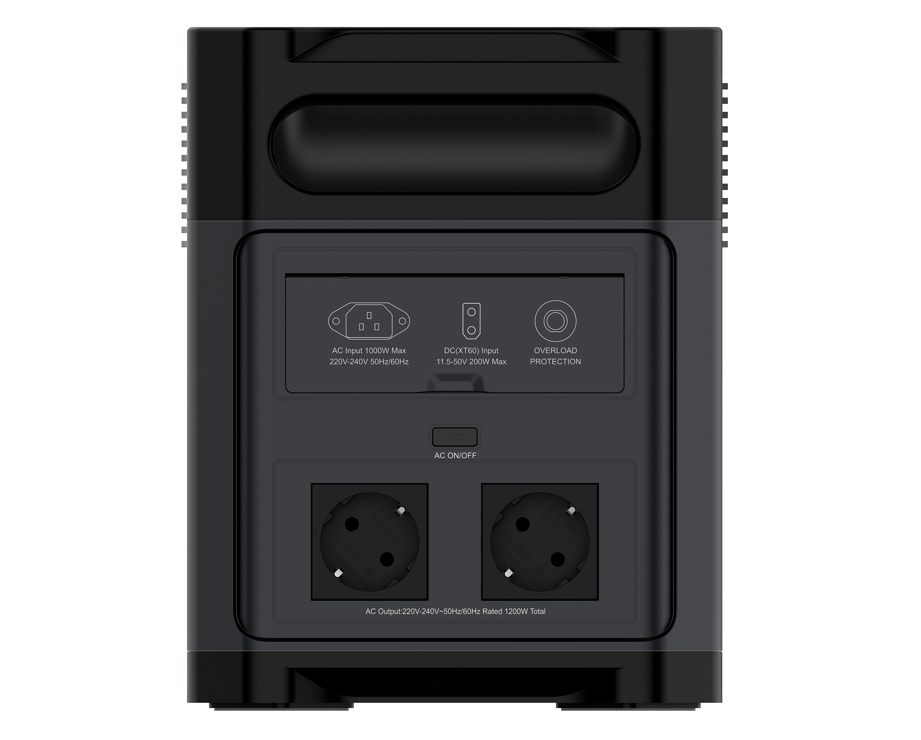 محطة طاقة ديجيتك DPS 1200 واط / محطة طاقة محمولة تعمل بالتيار المتردد/المستمر، متوافقة مع الأجهزة الإلكترونية التي تعمل بالتيار المتردد/المستمر