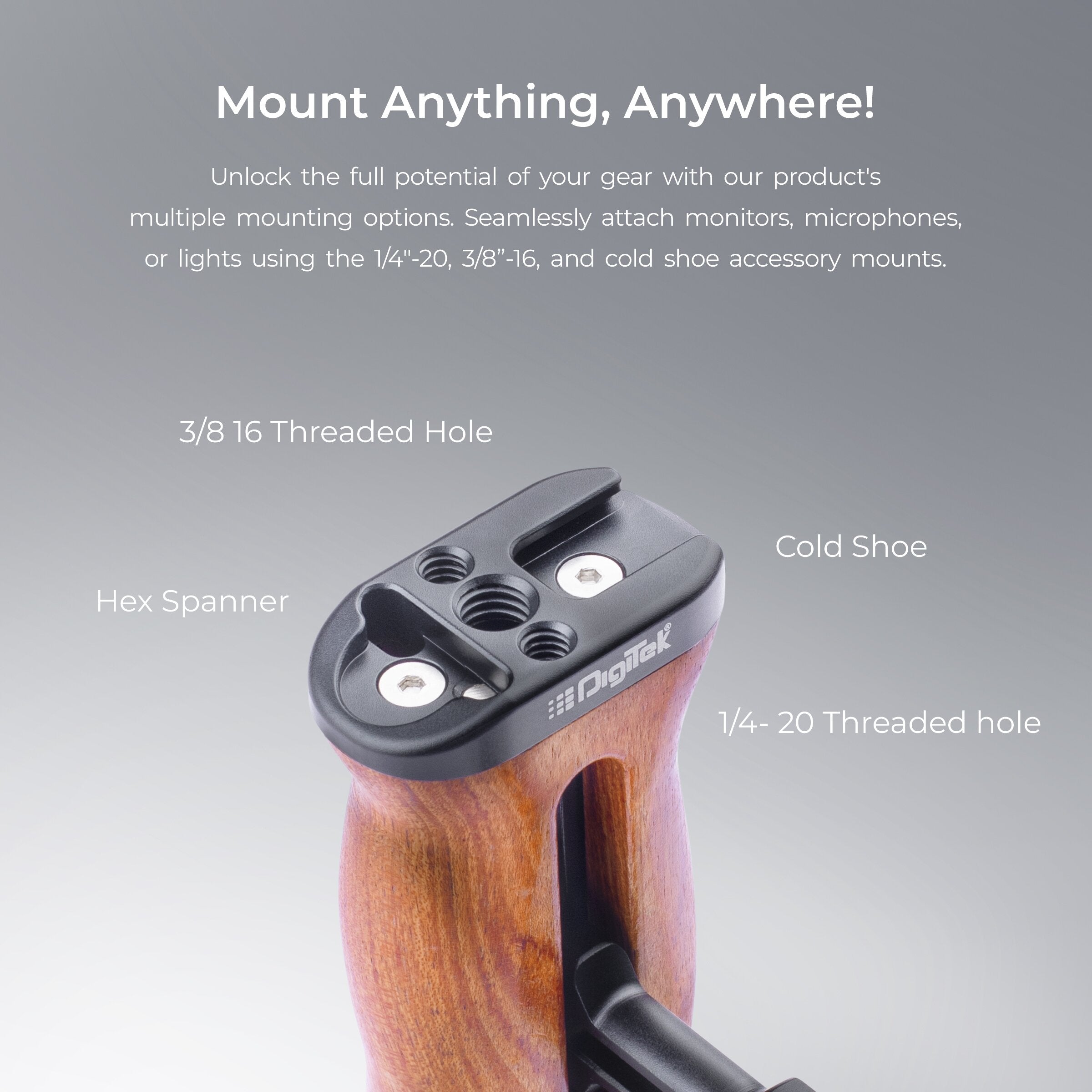 مقبض خشبي من ديجيتك للقفص S1-M5