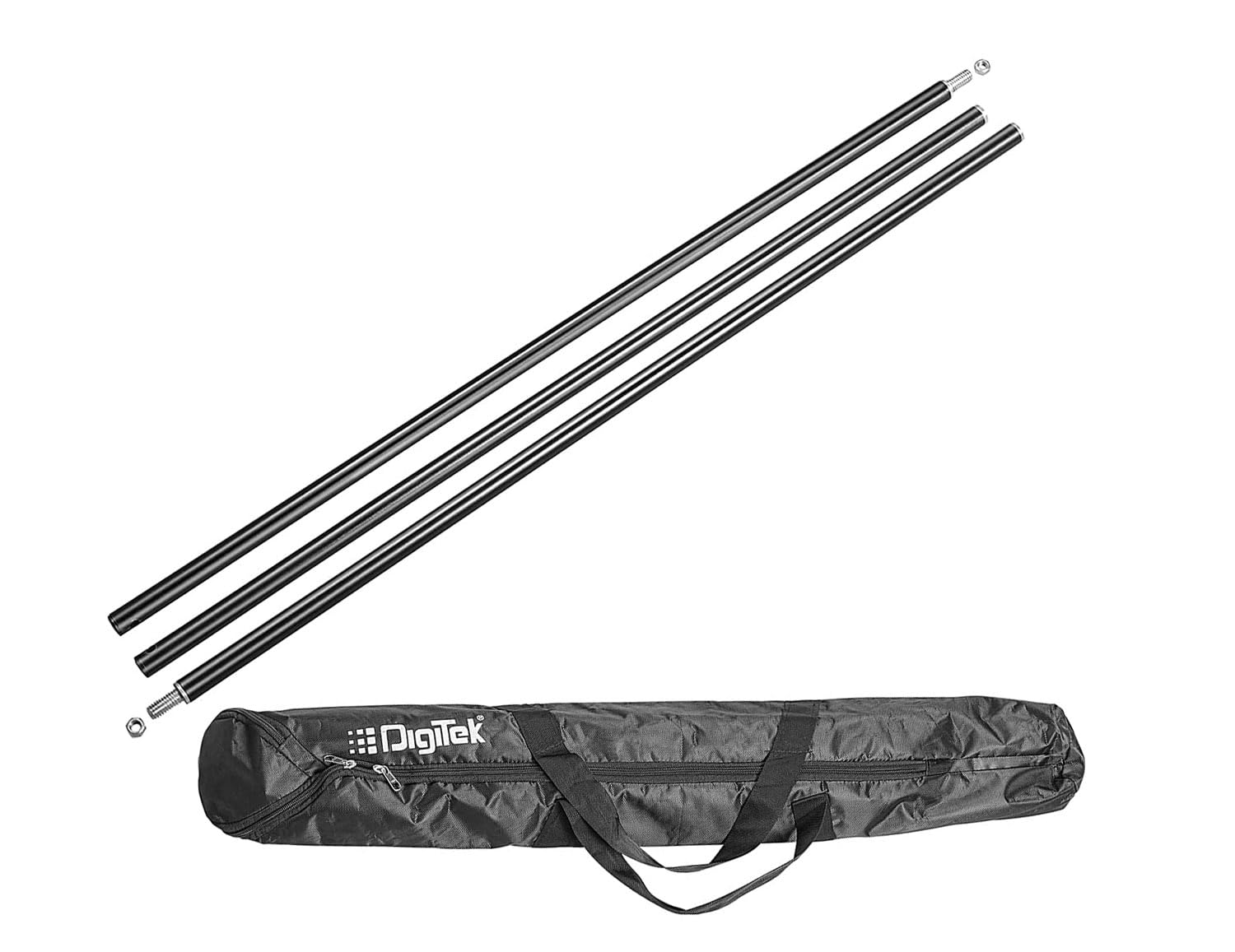 DIGITEK (DBSK-010FT) Studio Background Stand Kit (9ft x 10ft) for Backdrop Photography and Videography, Portable and Foldable Stand Kit with Carry Bag