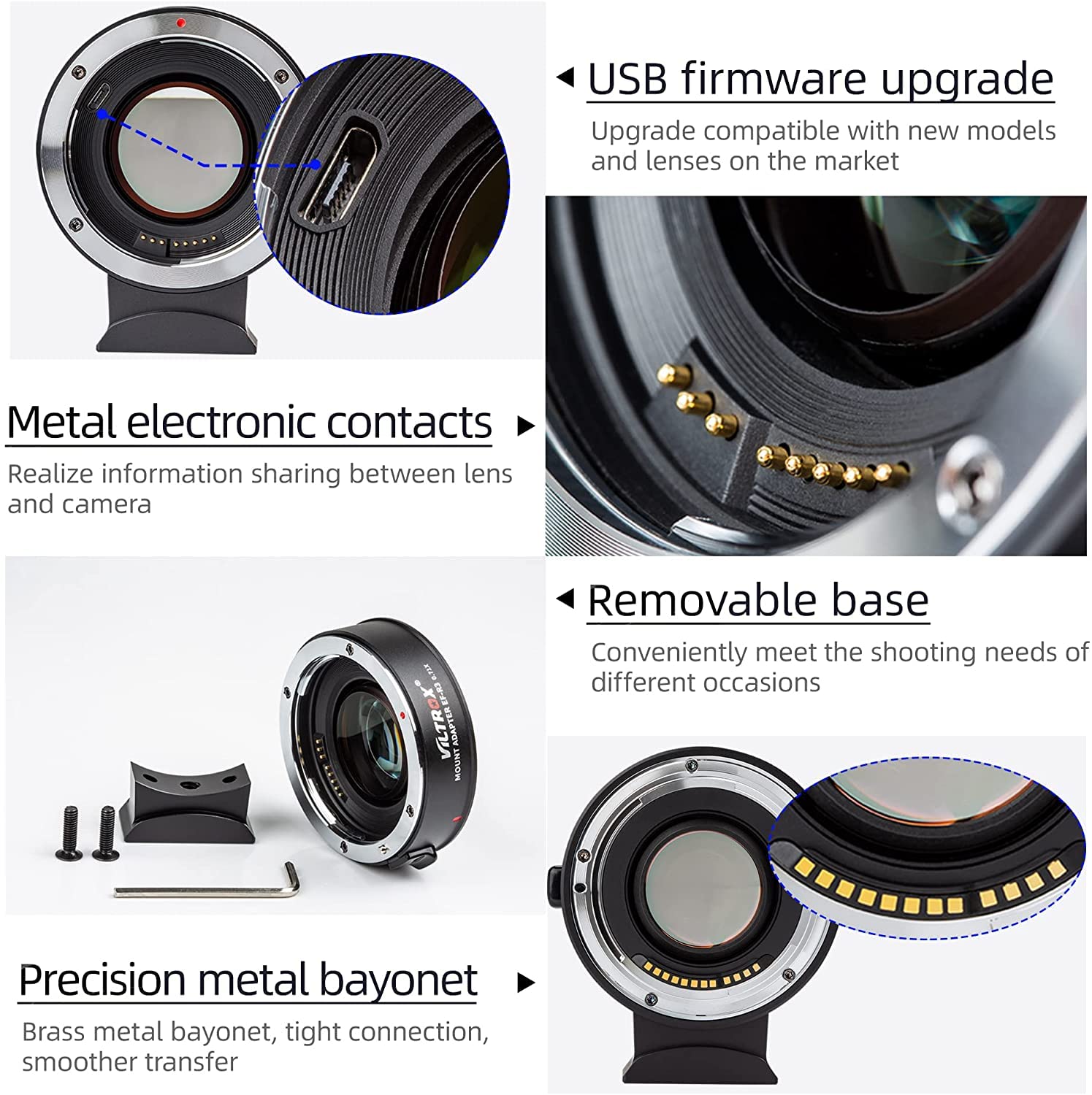 VILTROX (EF-R3) 0.71x Speed Booster Mount Adapter for Canon EOS C70 RED Komodo RF-Mount R5 R6 ( EF-EOS R 0.71x ) - Digitek