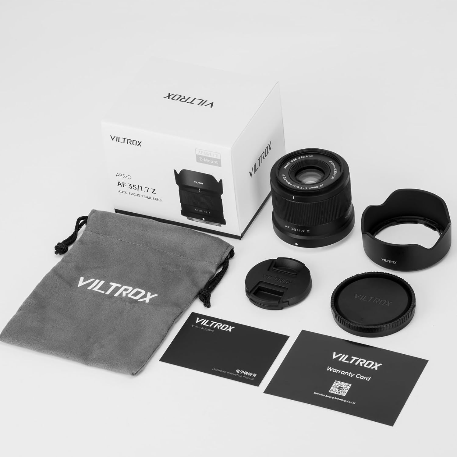 VILTROX 35mm F1.7 f/1.7 Z-Mount Large Aperture APS-C STM Auto Focus Prime Lens for Nikon Z-Mount Z5 Z50 Z50II Z6 Z6II Z7 Z7II ZFC Z30 Z9 Z8 ZF Z6III