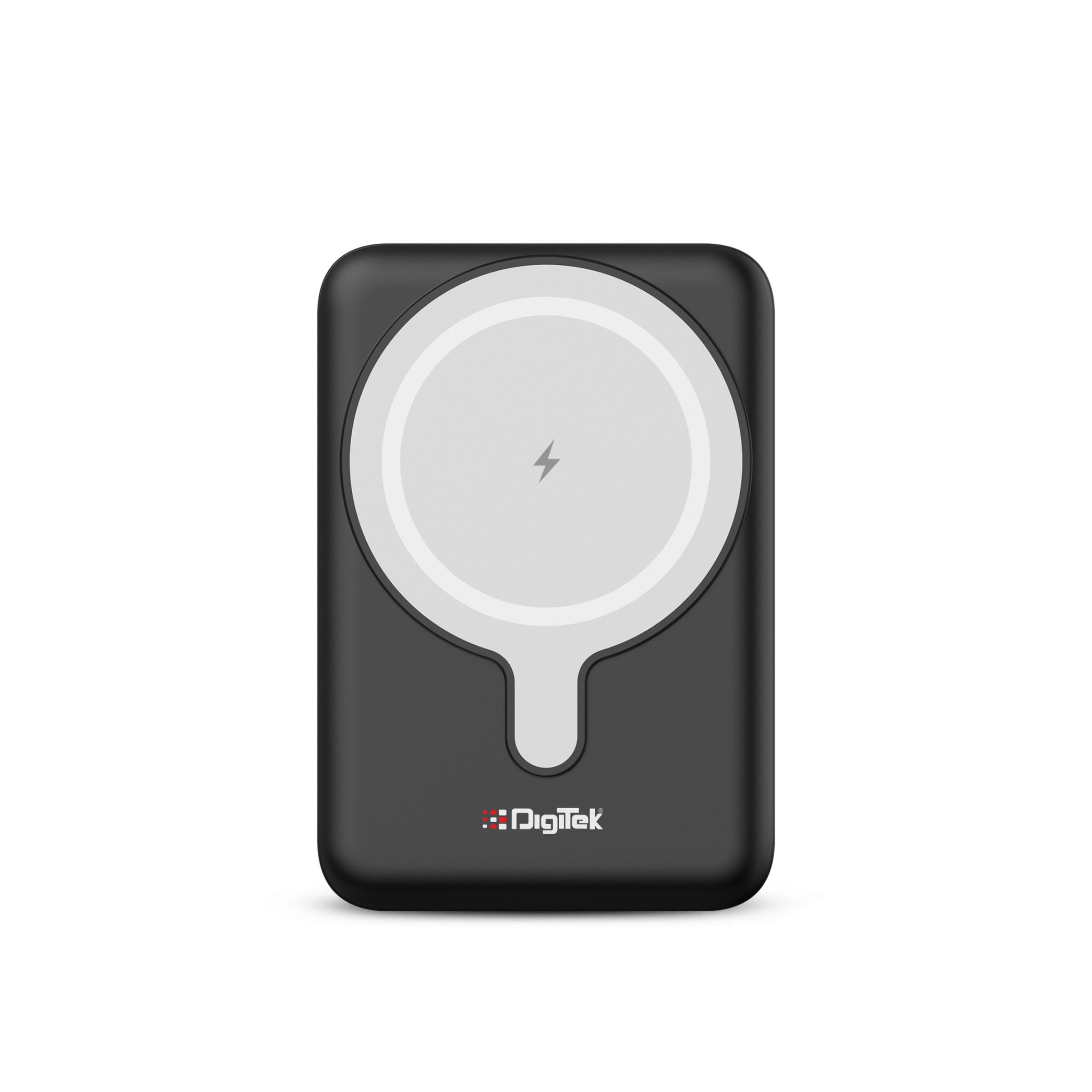 بنك طاقة لاسلكي فائق السرعة من ديجيتك (DPB-5000 MS) بقدرة 15 واط مع شحن PD بقدرة 20 واط ومنفذ من النوع C باللون الأسود