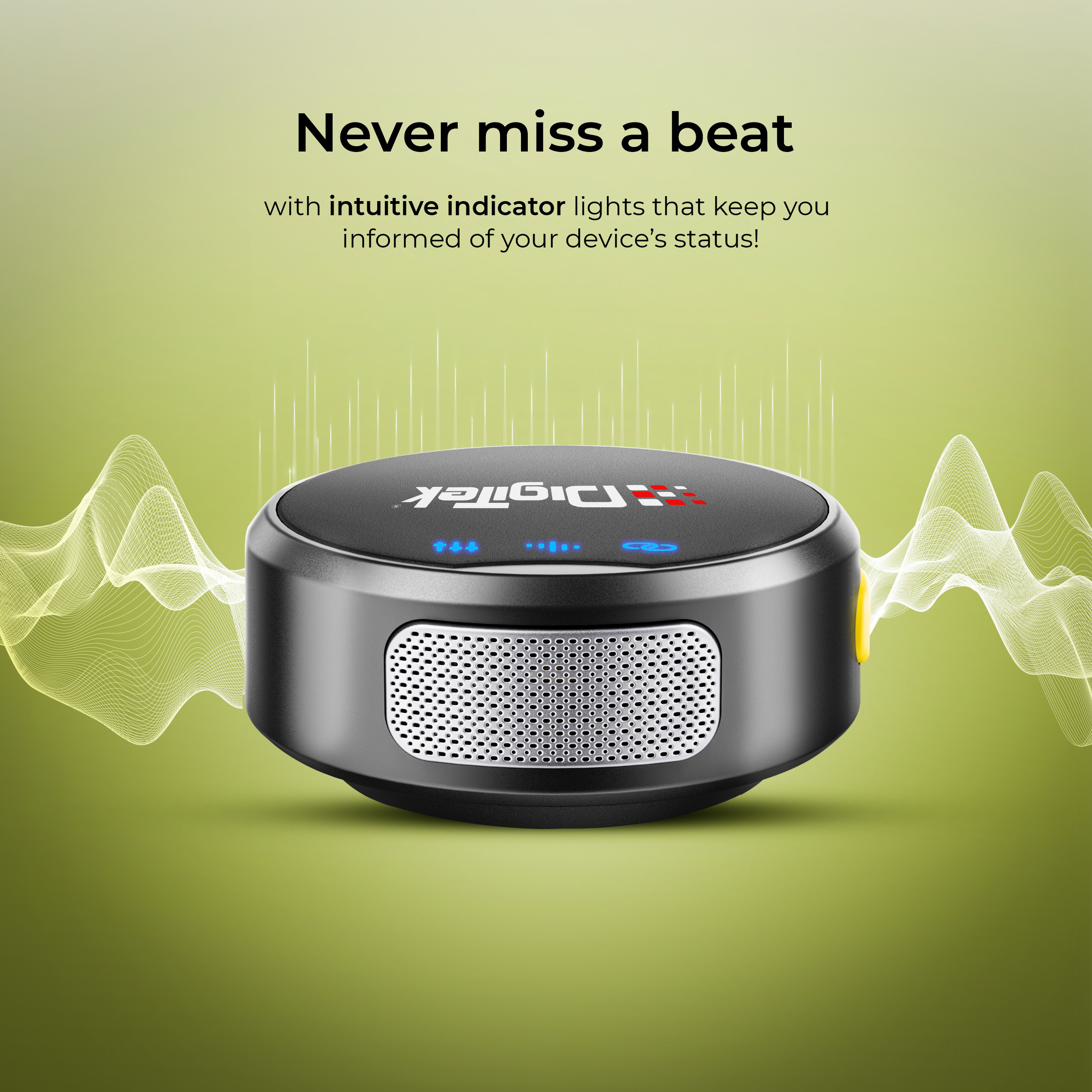 DIGITEK® (DWM-115) 2-in-1 Wireless Microphone, 2.4GHz, Magnetic Clip, Noise Reduction Lavalier Mic, 40m Range, 6Hr Battery, 360° Sound Capture for iOS & Android, Ideal Video Recording, Vlogging, Youtube