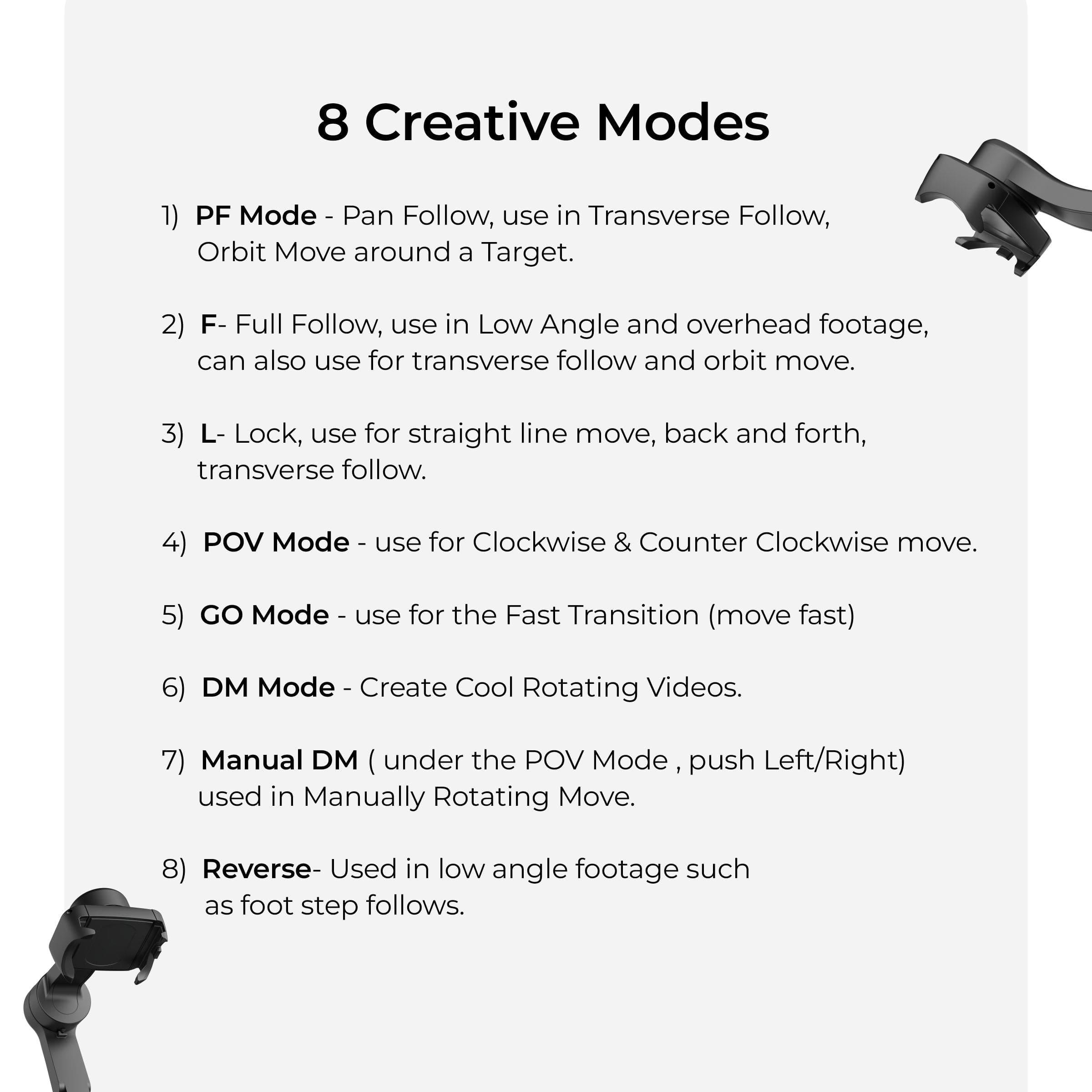 DigiteK (DSG-010PRO)3 Axis Foldabe Smartphone Gimbal - Digitek