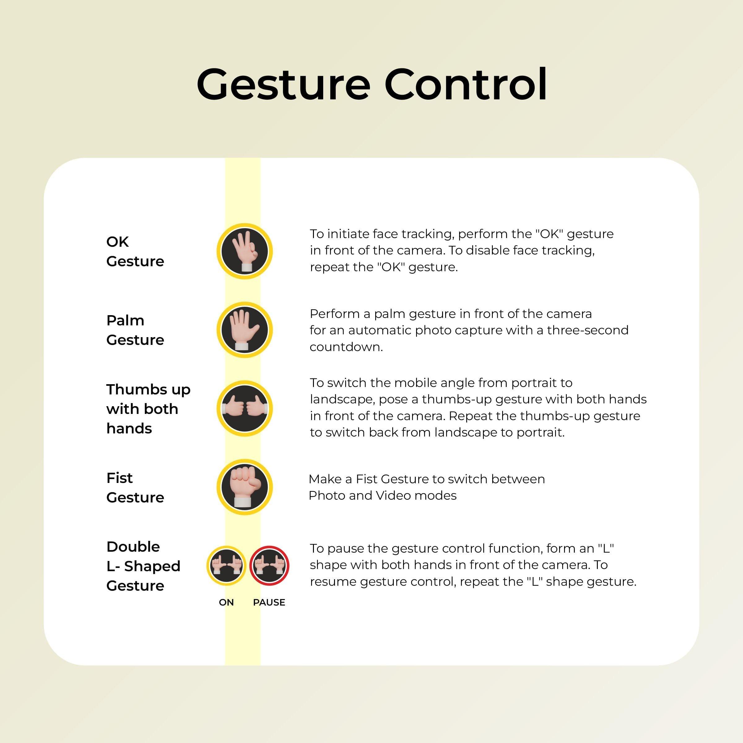 DigiteK (DSG-010PRO)3 Axis Foldabe Smartphone Gimbal - Digitek