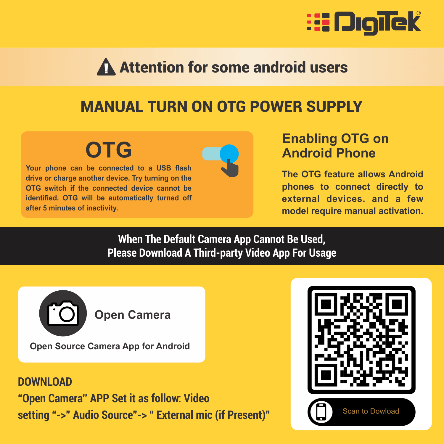 Digitek (DWM-001) Wireless Microphone & Receiver with Type C, Compatible for Noise Cancellation Mic Suitable for Vlog You Tube Live Streaming Video Recording and More - Digitek