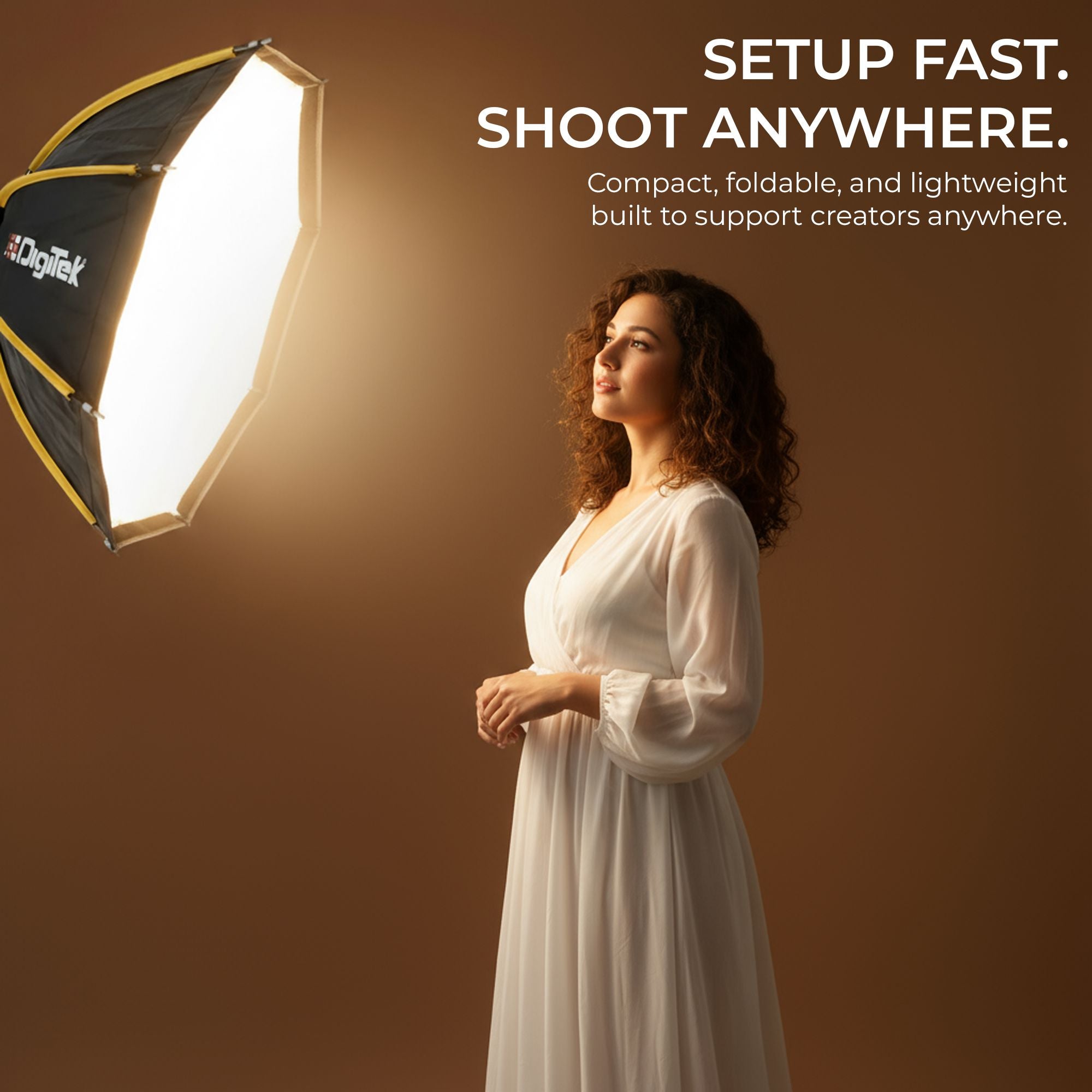 صندوق إضاءة ناعمة Digitek (DSB 60cm Mini) مقاس 60 سم مع حامل Mini Bowens