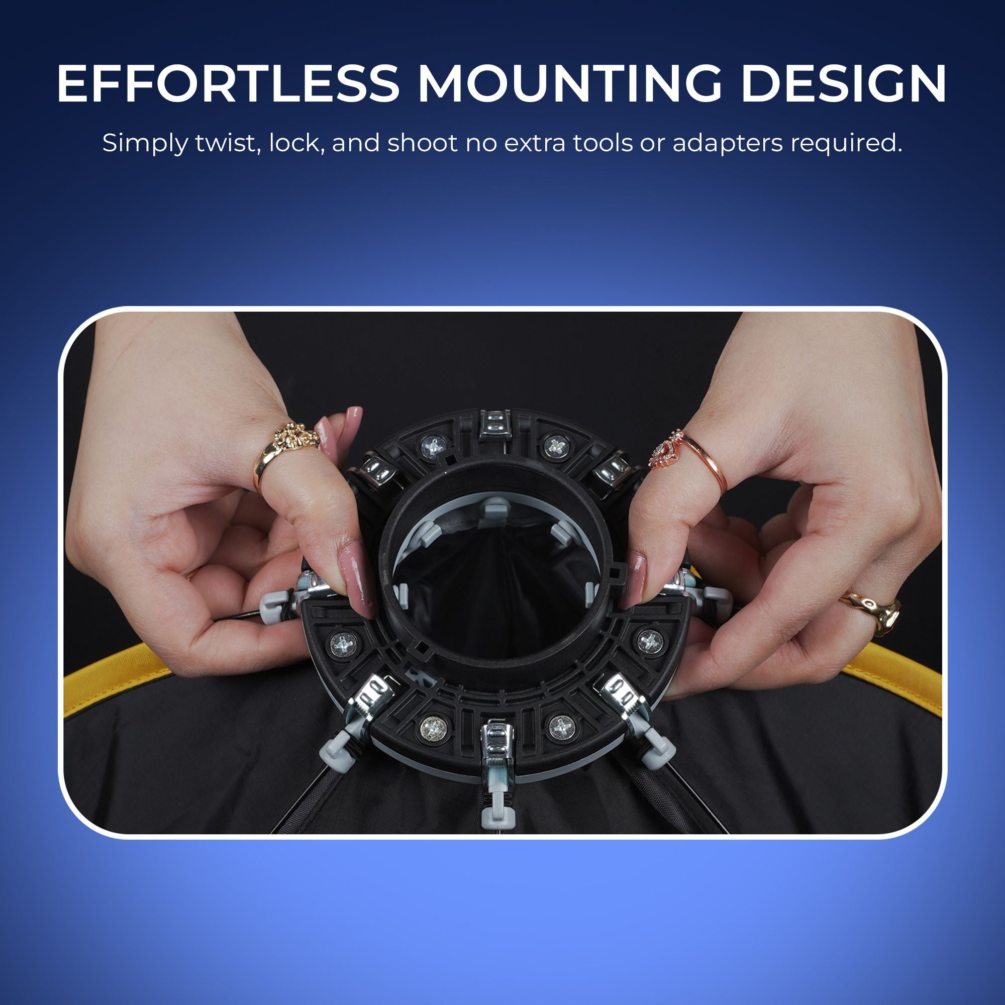 صندوق إضاءة ناعم Digitek (DSB 30cm Mini) مقاس 30 سم مع حامل Mini Bowens