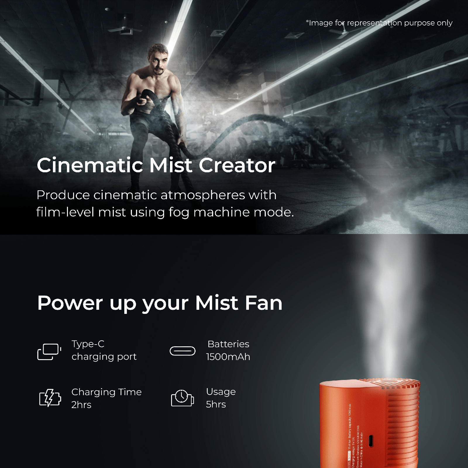 LENSGO Portable Handheld Fog Machine - Digitek