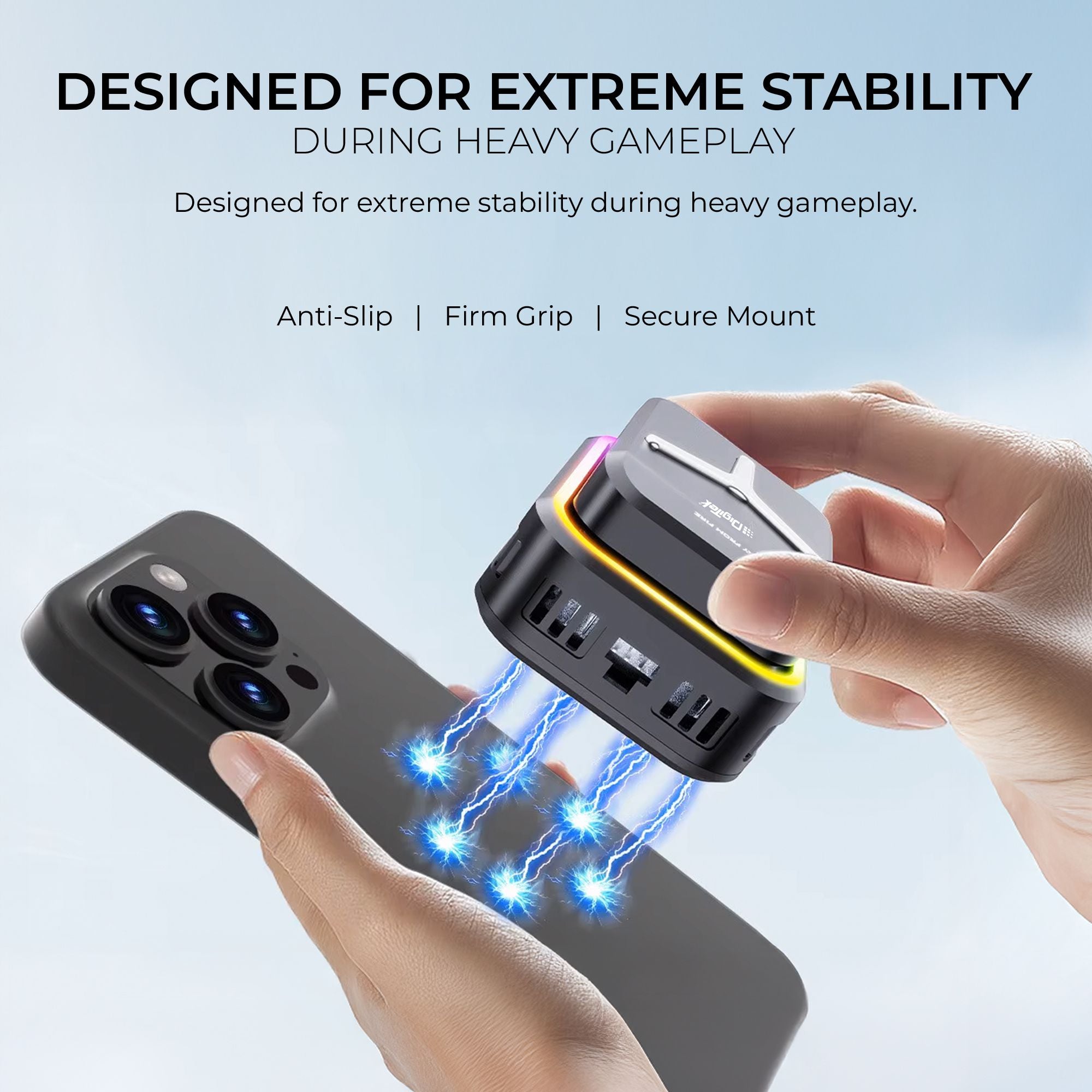 Digitek (DCF 001) Magnetic Absorption Smartphone Cooling Fan with Battery