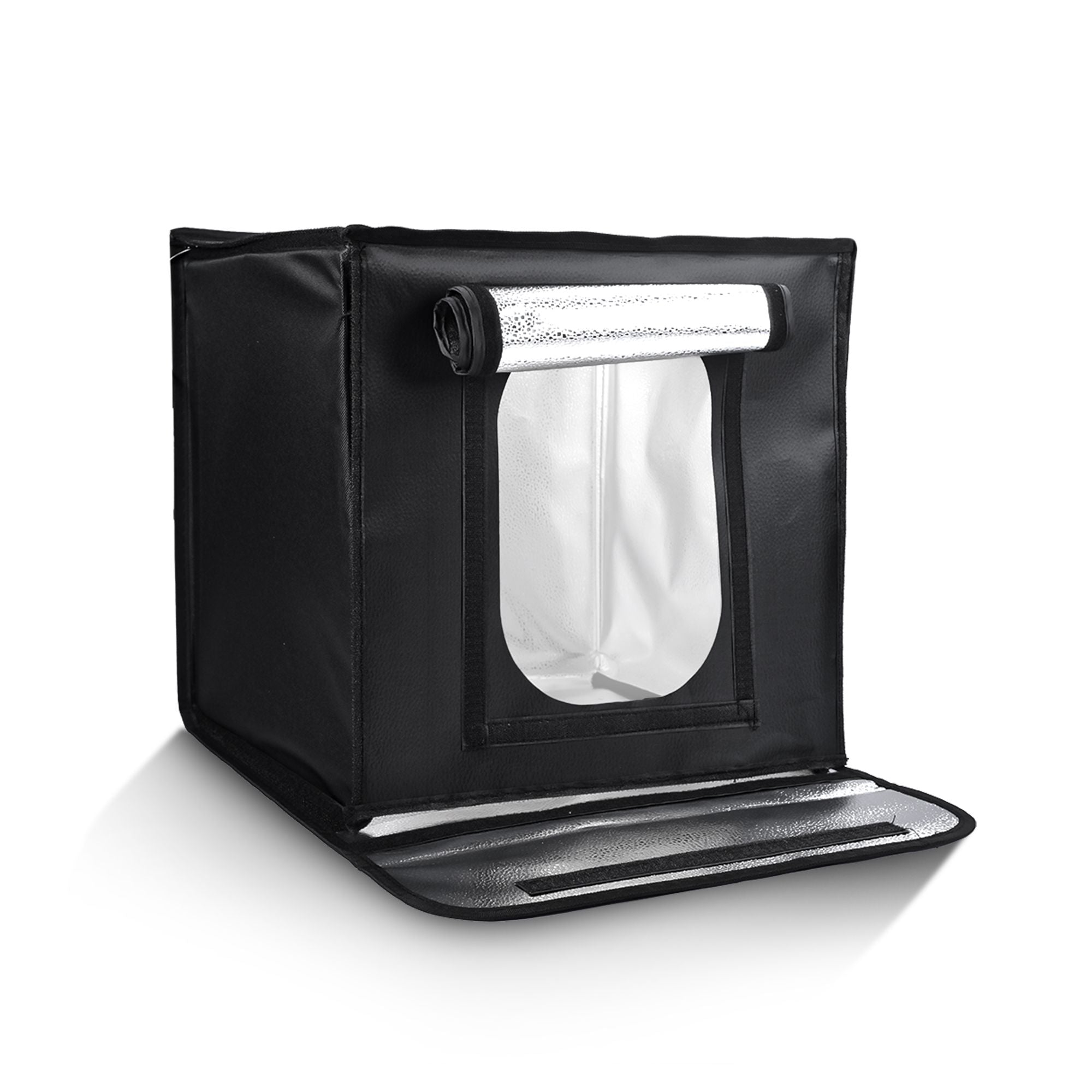 Digitek (DPLB 4040) Professional 40cm Photography LED Light Box, 30W Dual Bi-Color LED Panels, 2800K–6800K, 90 CRI, 0-100% Dimming, 6 Color PVC Backgrounds, Shadow-Free Shooting for Camera & Phone