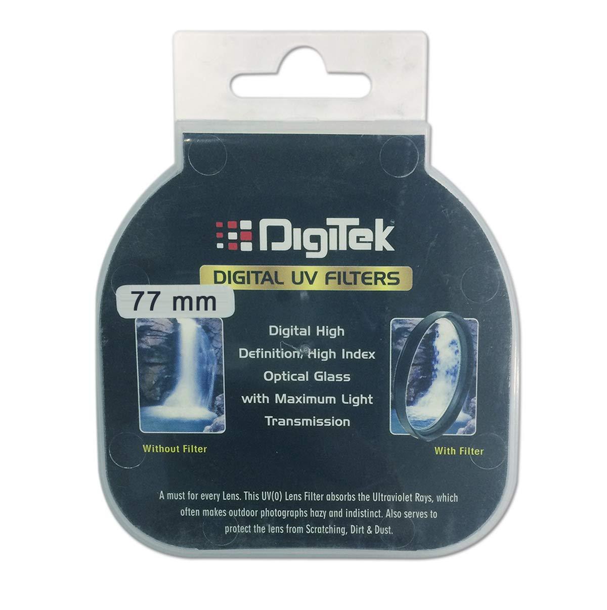 Digitek UV-Protection Lens Filter (Filter with Slim Frame for DSLR Camera Lens Protection from UV Rays, Dust & Scratches) - Digitek
