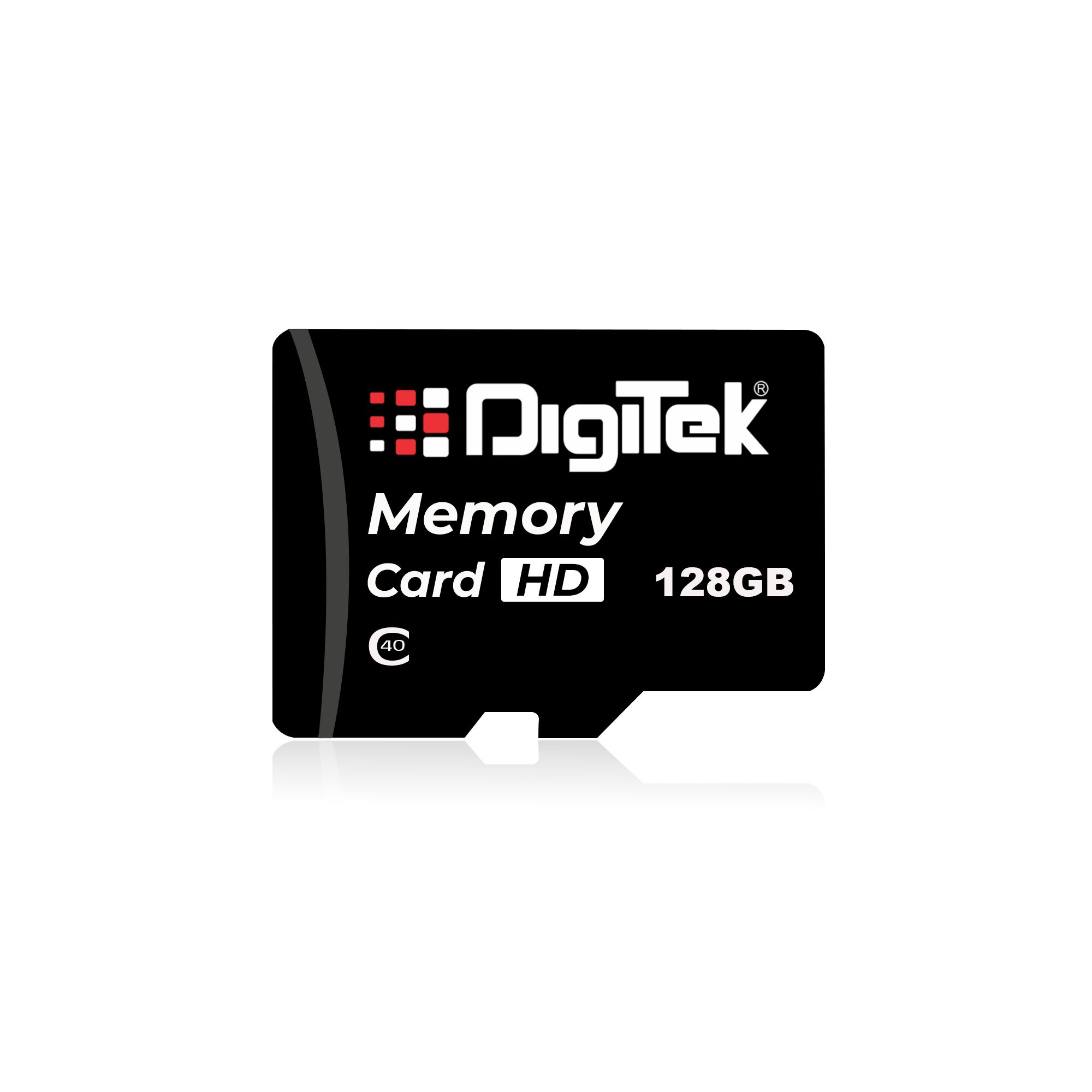 بطاقة ذاكرة ديجيتك (DTF 128GB C40) عالية السرعة بسعة 128 جيجابايت من نوع Micro SDHC UHS III - سرعة A2، 200 ميجابايت/ثانية، مقاومة للماء والصدمات، مناسبة لتصوير الفيديو بدقة 4K/8K، والطائرات بدون طيار، وكاميرات المراقبة، والهواتف الذكية.