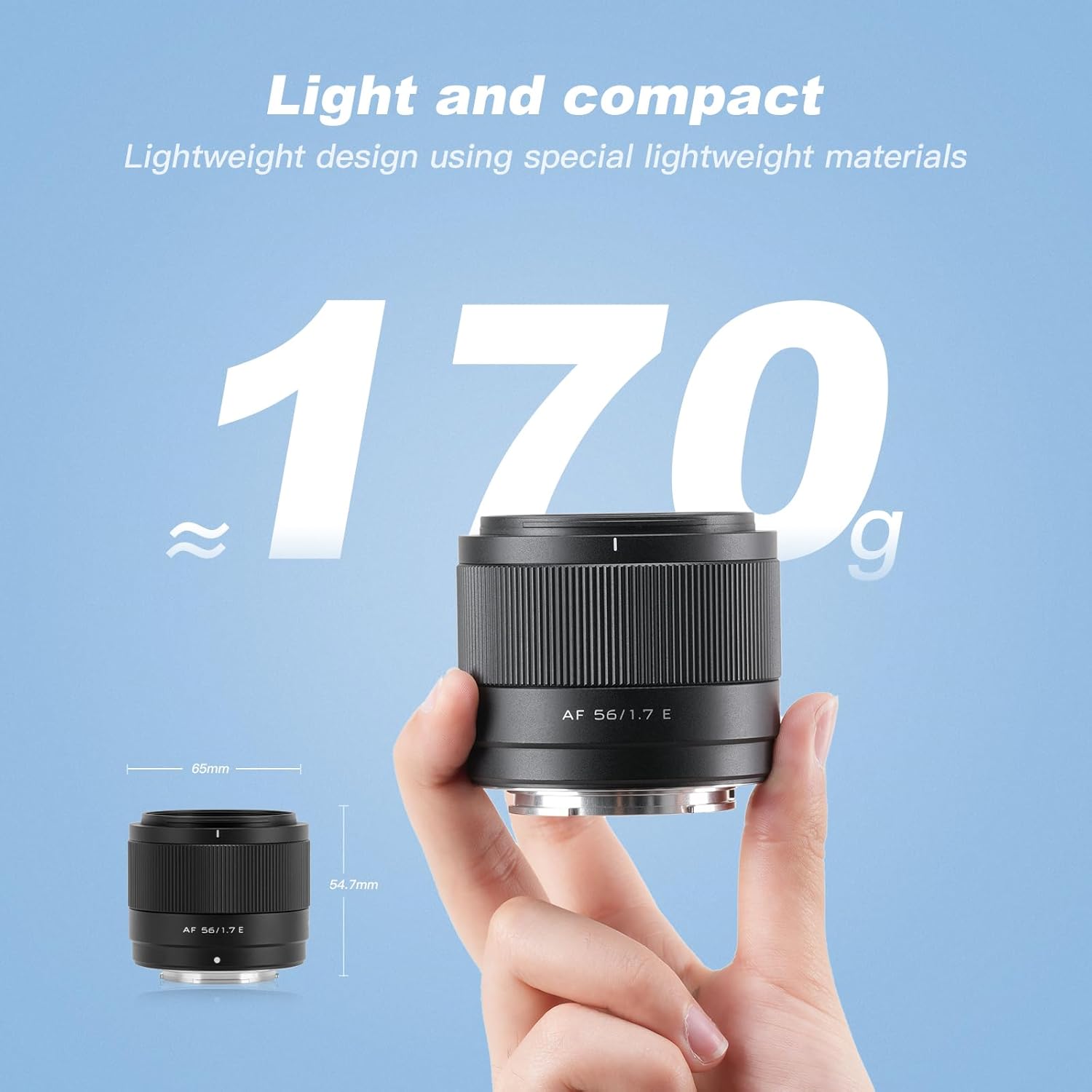 VILTROX 56mm F1.7 SLR Camera Lens E-Mount AF APS-C Large Aperture Wide-Angle Auto Focus Format Portrait Lens for Sony ZV-E10 FX30 ZC-E10II a5000 a5100 a6000 a6100 a6700 a6300 a6400 a6500 a6600