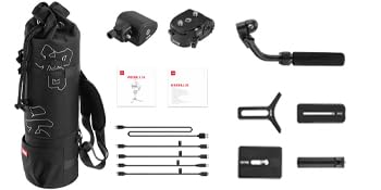 مثبت جيمبال ثلاثي المحاور ZHIYUN Weebill 3S Combo للكاميرات الرقمية ذات العدسة الأحادية العاكسة والكاميرات عديمة المرآة، متوافق مع سوني، نيكون، كانون، باناسونيك لوميكس، مزود بحزام كتف قابل للتمديد، وإضاءة مدمجة، وشحن سريع بتقنية PD، متعدد الألوان 