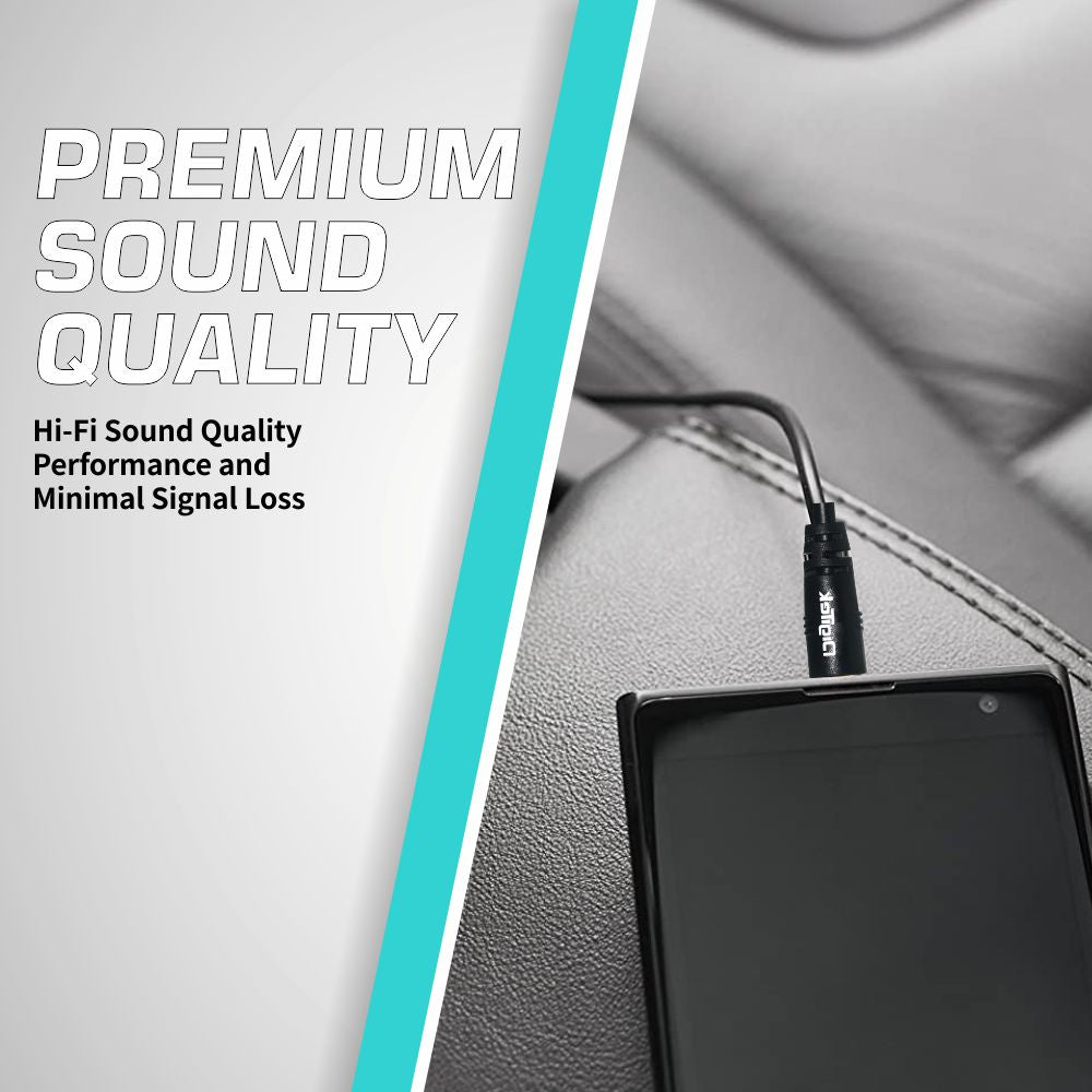 كابل Digitek AUX بطول 1.5 متر، تيار مستمر، AUX للهواتف الذكية (قد يختلف اللون)