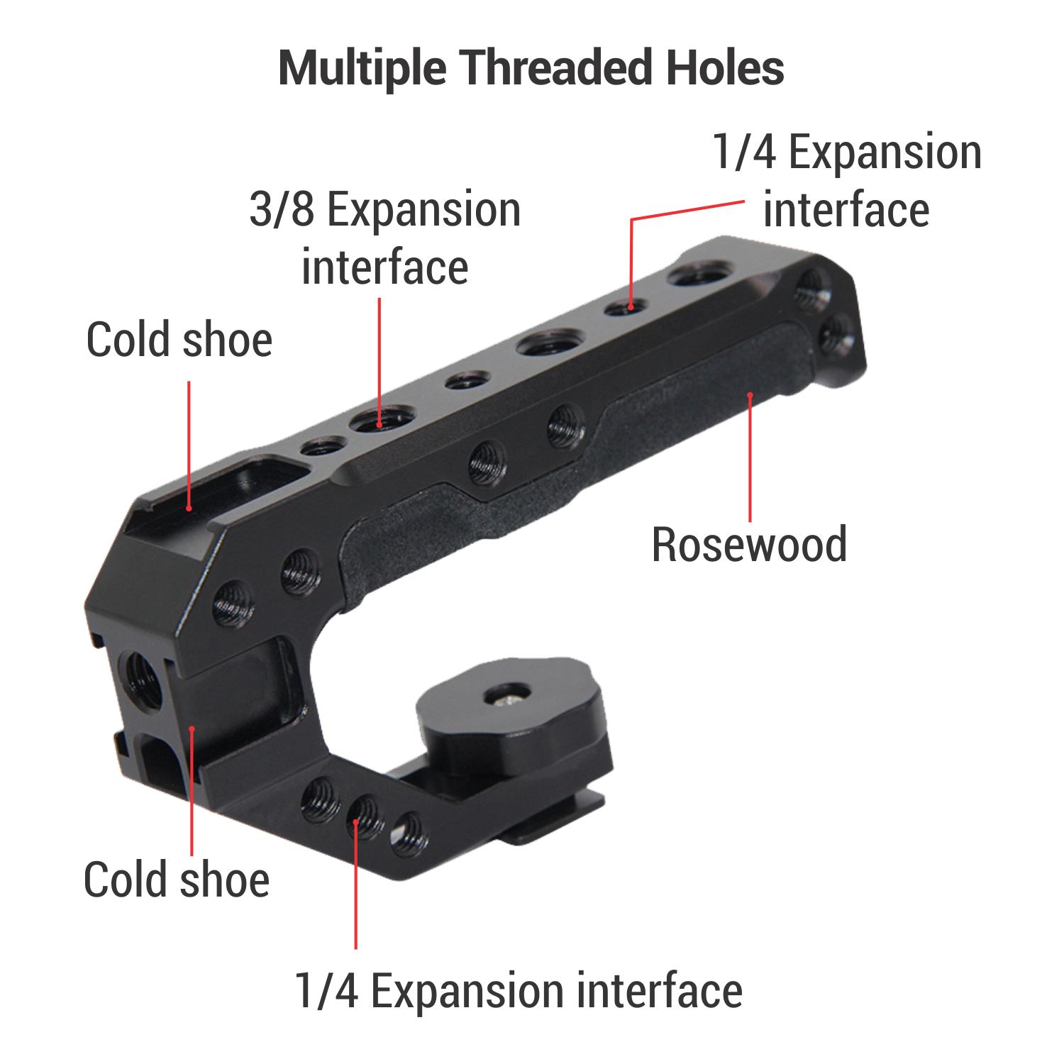 Digitek (CCH-002) Cold Shoe Handle For Cage CCH-002