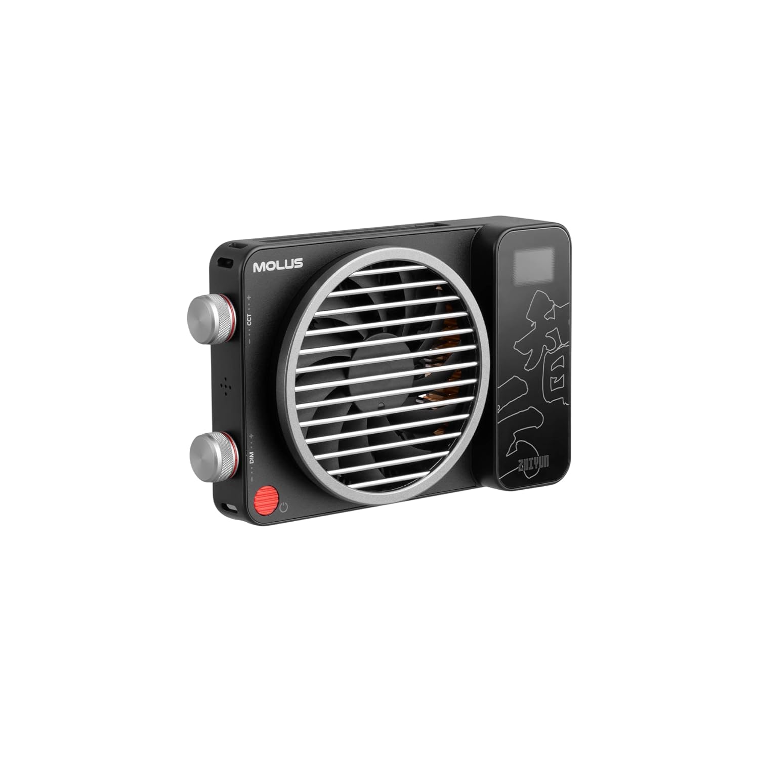 ZHIYUN MOLUS X100 Bi-Color 100W COB Video Light, 385g LED Pocket Light 17317Lux 2700K-6500K CRI 95+/TLCI 97+ with Bluetooth App Control AC/DC Power Supply