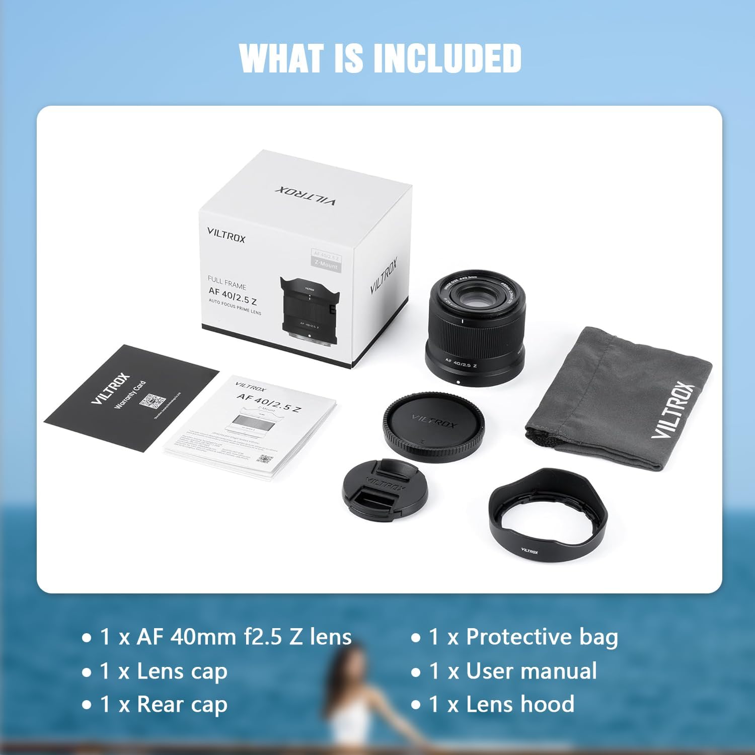 VILTROX 40mm F2.5 Z Mount Camera Lens, 40mm f/2.5 Z-Mount Full Frame Prime Lens Wide Angle Lens Fits for Nikon Z Mount Camera Z8 Z9 Z6 Z7 Z6 II Z7 II Z5 Z5 II