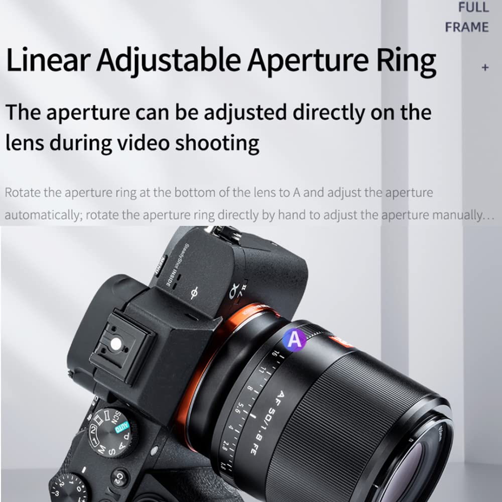 VILTROX 35mm f/1.7 F1.7 STM Auto Focus Full Frame Large Aperture Lens for Sony E-Mount Cameras A7II A7III A7RIII A7SIII A7II A7RIV A9 A6600 A6500 A6400 A6300 A6100 A6000 A5100 A7III A7RIII