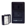 Digitek (FW50 P + DPUC 010)Battery Platinum Dual Port LCD Battery Micro USB Charger with 2 Nos of 2100Mah Capacity Replacement for Fw 50 Li-Ion Lithium_Ion Battery Combo Pack (FW50 P + DPUC 010)