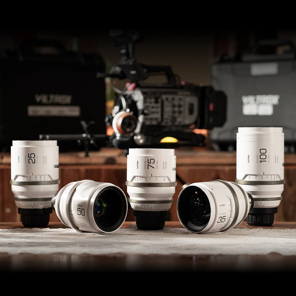 Viltrox EPIC 25mm/35mm/50mm/75mm/100mm 1.33X PL Full-Frame Anamorphic Cine Lens Set