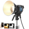 ZHIYUN Molus B200[Official] 200W Video Light, COB LED Video Light with Bowens Mount, Two-Tone Studio Light, 39900LUX/1M/2700K-6500K/ CRI ≥96/ TLCI ≥96/ APP Control, 13 Bright Effects