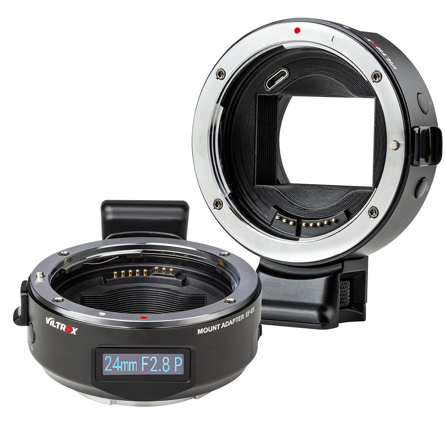 VILTROX Brand Auto Focus EF-E5 Mount Adapter for Canon-EF/EF-S Lenses On Sony-E-Mount Series Cameras, Black - Digitek