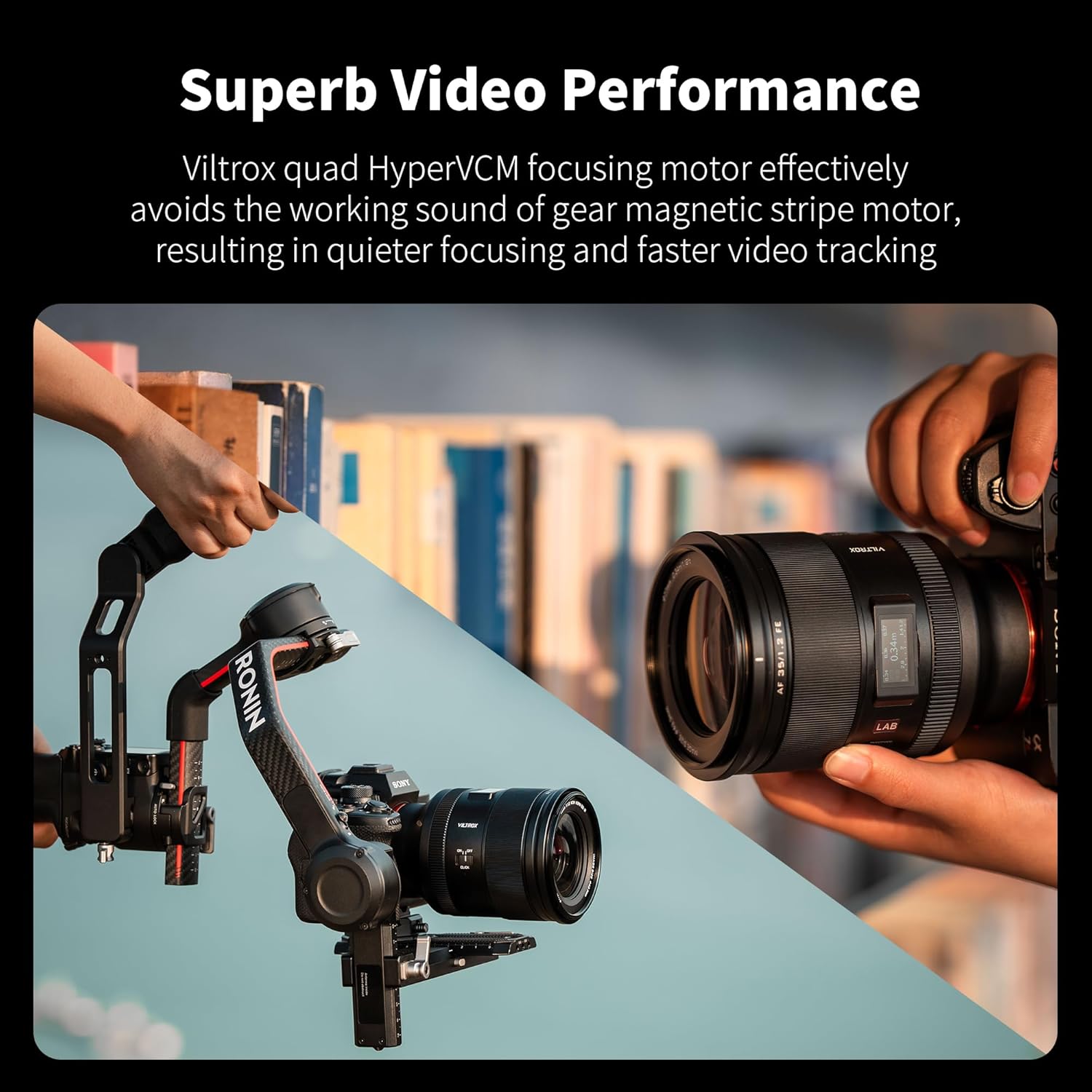 Viltrox AF 35mm F1.2 LAB FE Full Frame Lens for Sony E Mount, Large Aperture Dual Floating Focus 35mm f/1.2 FE HyperVCM Motor