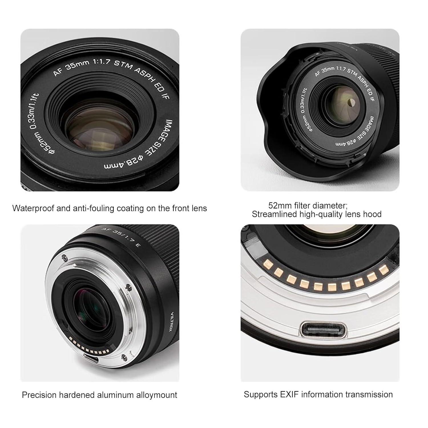 VILTROX 35mm F1.7 f/1.7 Z-Mount Large Aperture APS-C STM Auto Focus Prime Lens for Nikon Z-Mount Z5 Z50 Z50II Z6 Z6II Z7 Z7II ZFC Z30 Z9 Z8 ZF Z6III