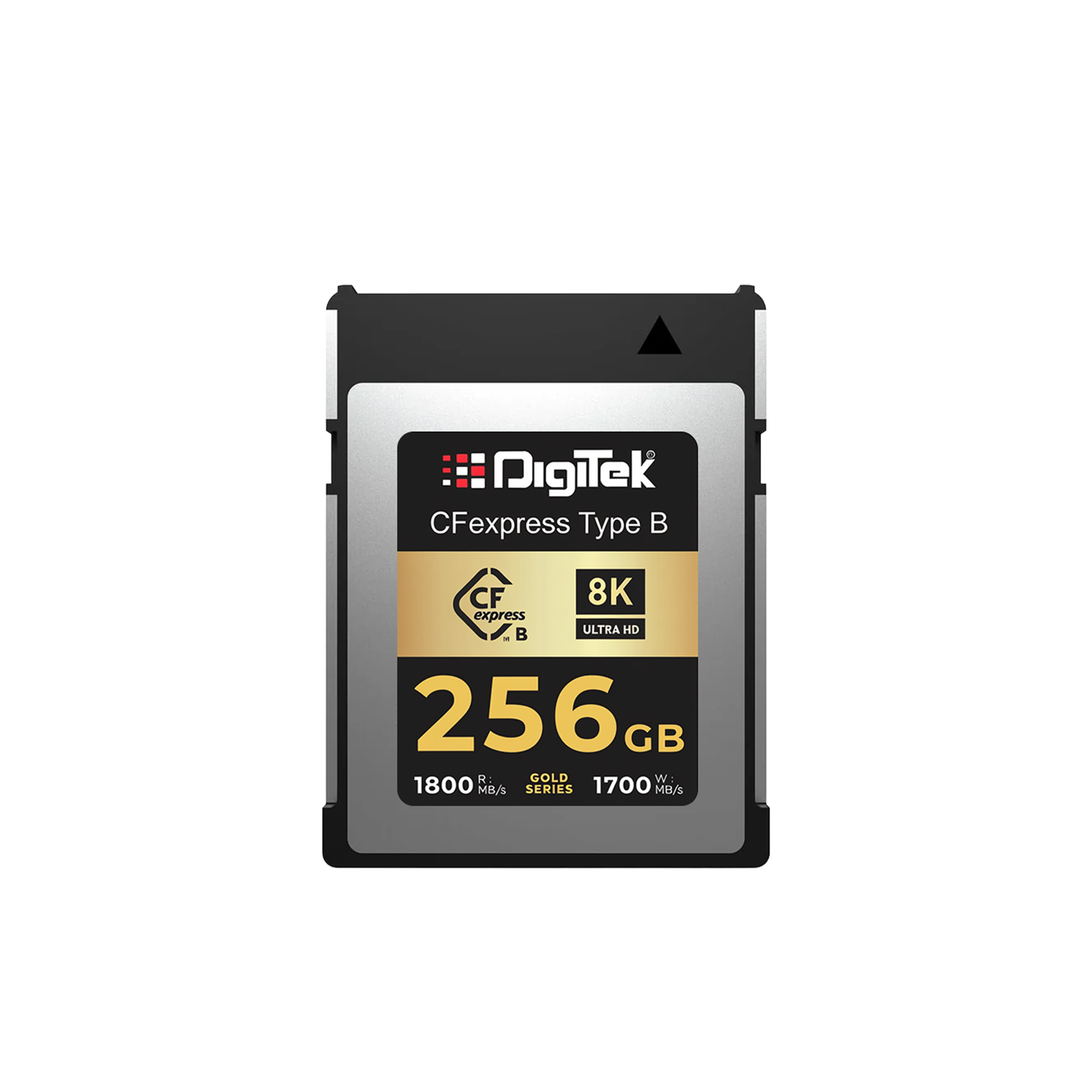 Digitek CFexpress Type B 256GB Gold Series – 1800MB/s Read, 1700MB/s Write, 8K Ultra HD