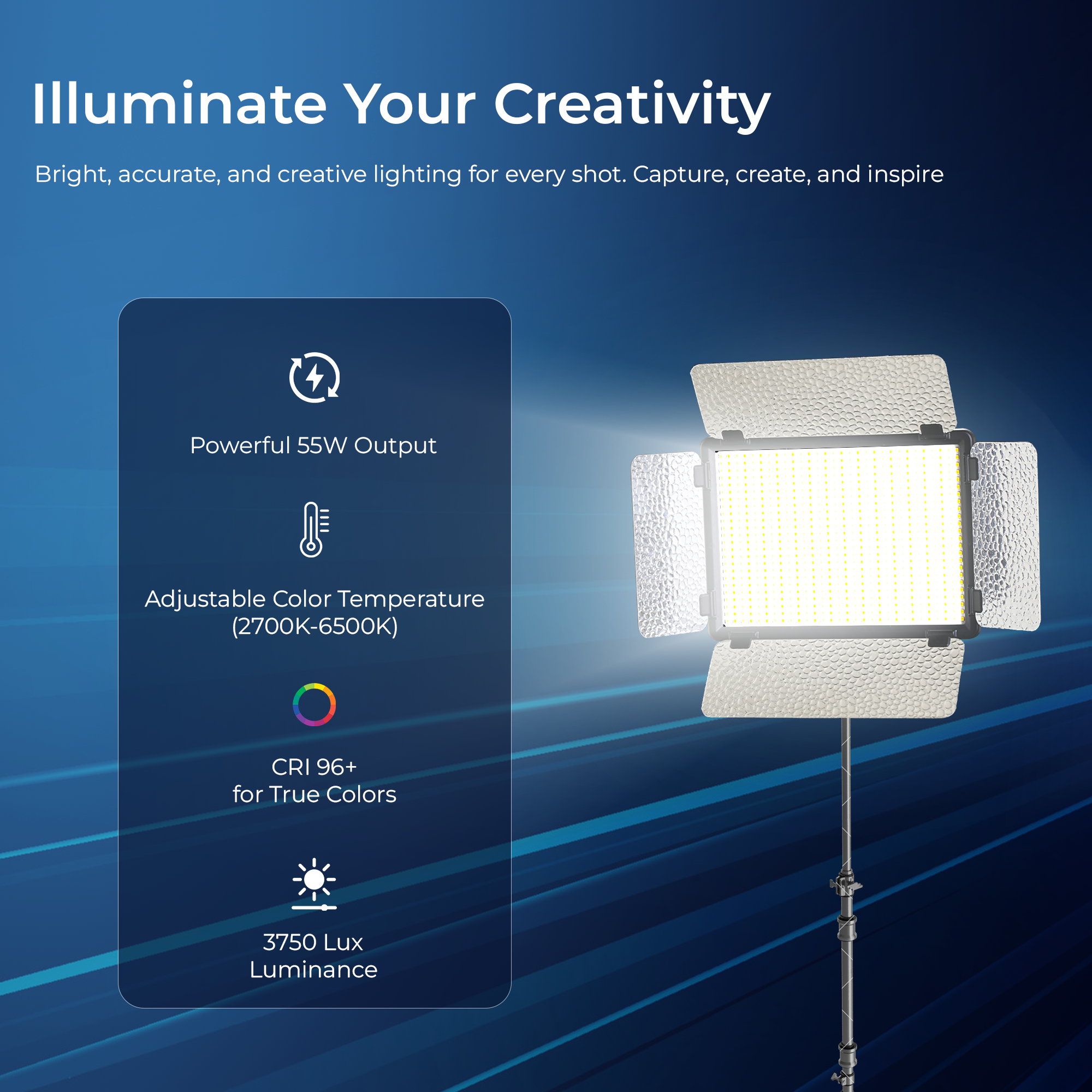 لوحة إضاءة فيديو LED احترافية محمولة من Digitek (LED D1120)، أنيقة وسهلة الحمل، مثالية لتصوير حفلات الزفاف والتصوير الخارجي والمزيد (البطارية غير مشمولة). 