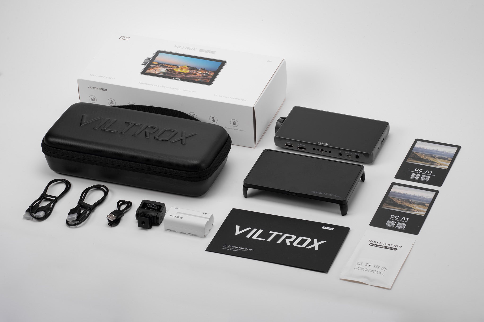 شاشة كاميرا Viltrox DC-A1 مقاس 7 بوصات، سطوع 2800 شمعة