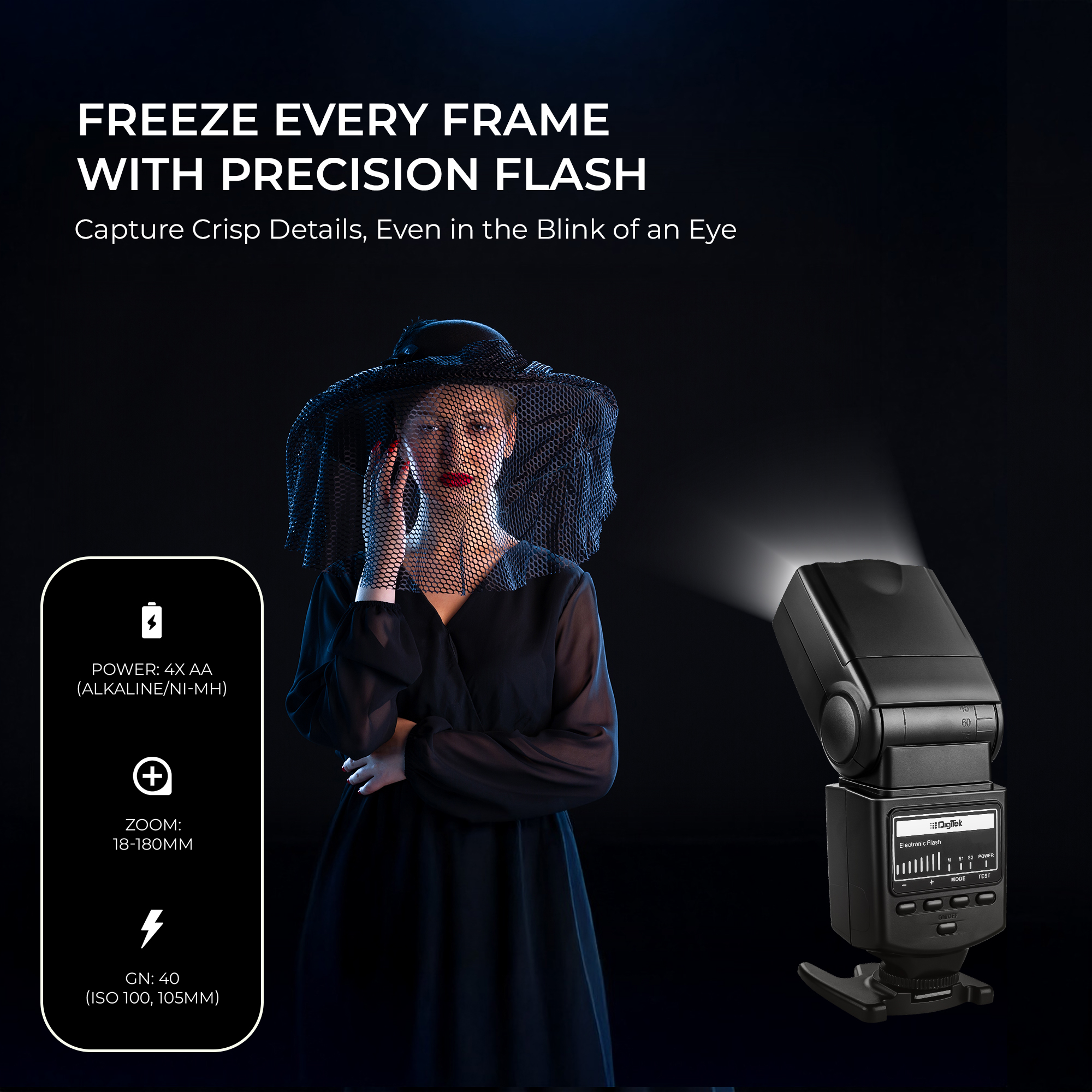 فلاش إلكتروني من ديجيتك (DFL-101) 