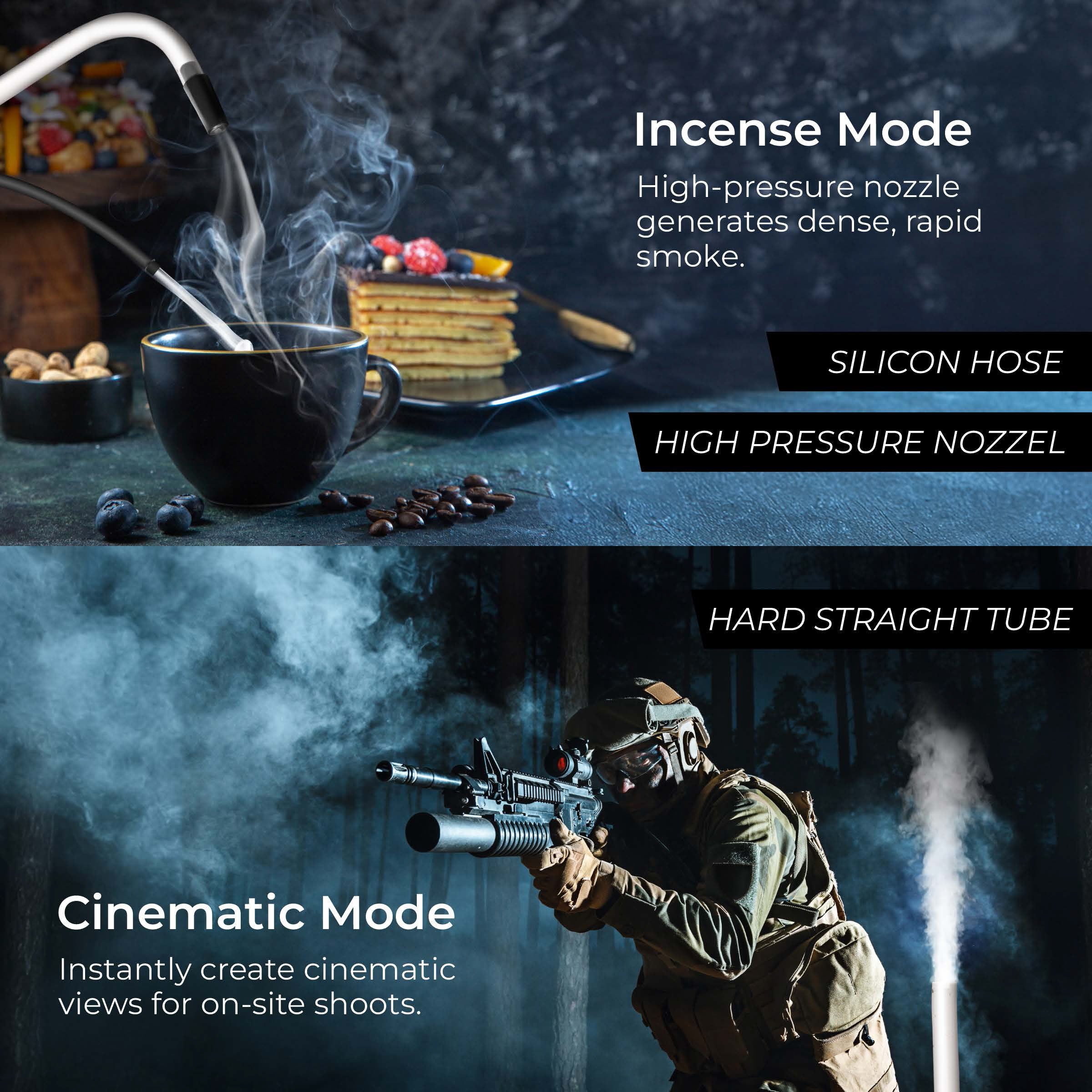 جهاز الضباب المحمول Digitek (DFM-030) مع جهاز تحكم عن بعد يُضفي أجواءً سينمائية مميزة على مناسباتكم، ويُحيي حفلات الهالوين، وحفلات الكريسماس، وحفلات الزفاف.