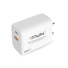 Digitek (DM PD QC 45W) Dual Port GaN Travel Wall Charger, QC 3.0 & PD Fast Charging