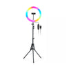 Digitek (DRL-14C RGB) 31cm LED Ring Light with 5 feet Stand for Photo & Video Shoot & More