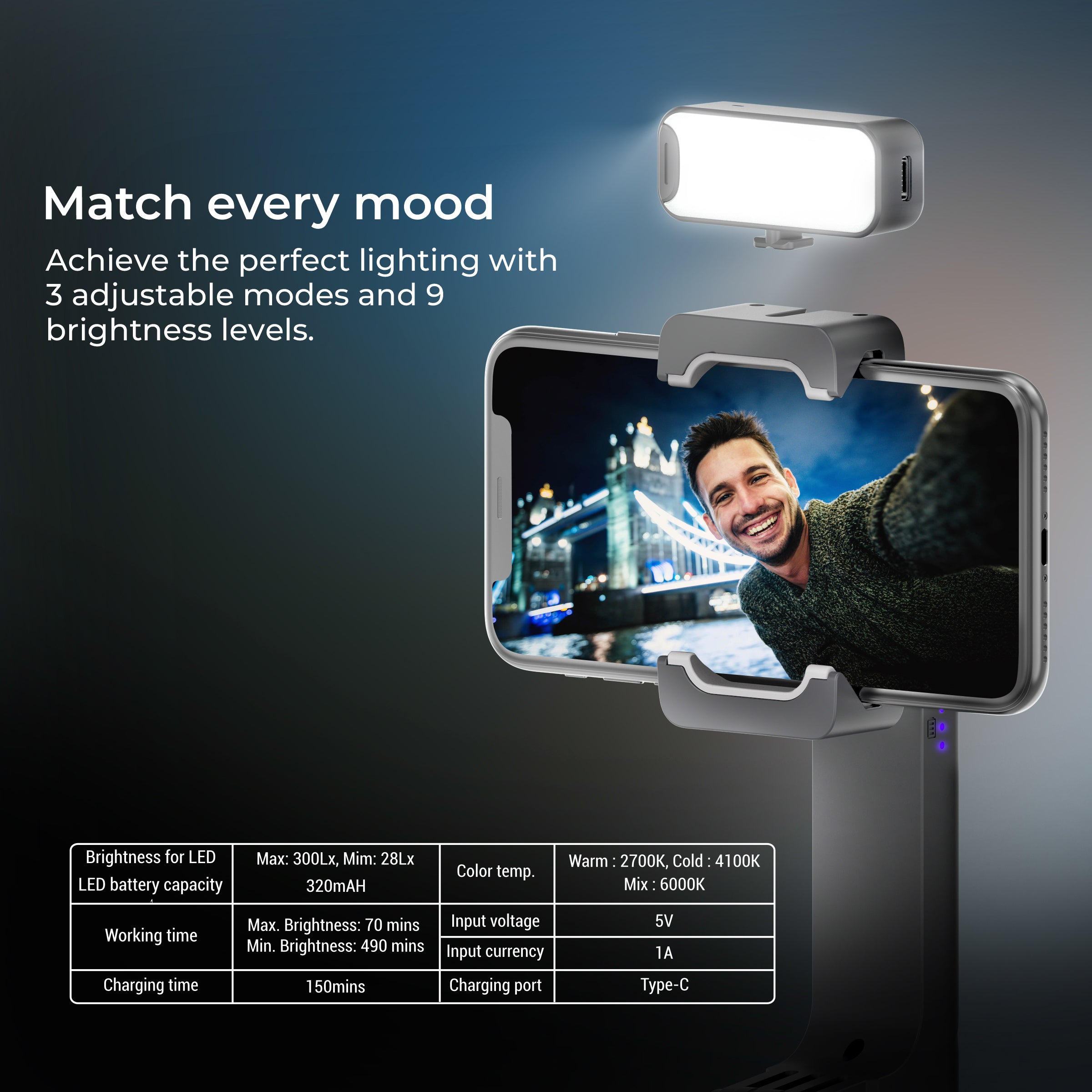 Digitek (DSG 003) Single Axis Foldable Smartphone Gimbal with Built in Extendable Telescopic Rod