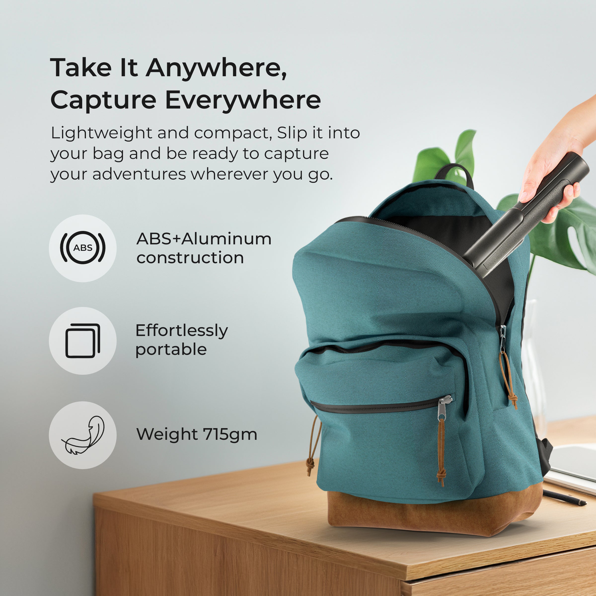 DIGITEK® (DTR-180SS) Portable Wireless Selfie Stick Tripod with Remote, Three-Leg Stand, 360° Smartphone Clip, Extendable Telescopic Poles, 1/4 Interface, Ideal for Photo, Videoshoots, Vlogging & More