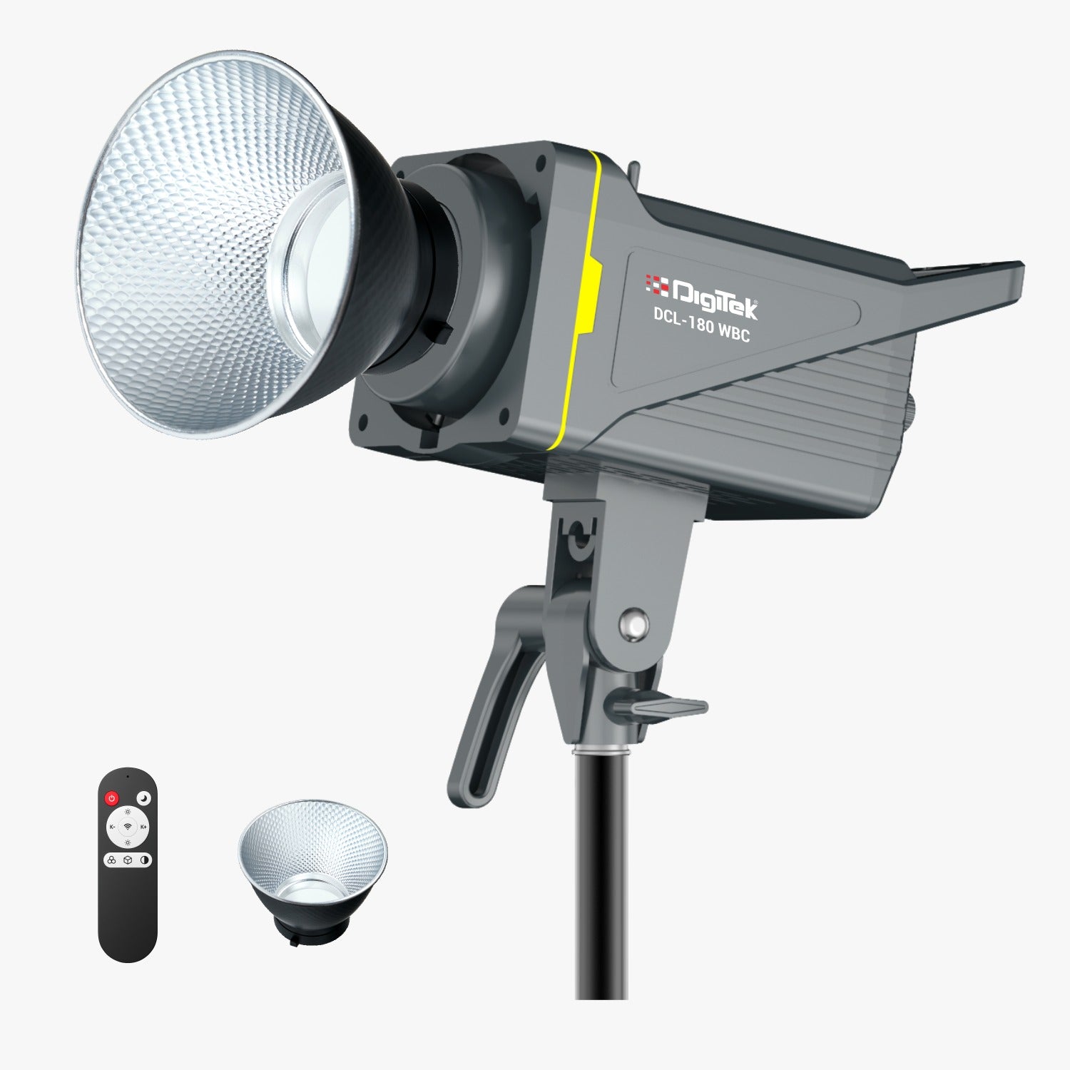 Digitek Lite (DCL 180 WBC Combo) 180W Bi Color Continuous LED Light with Reflector & Remote