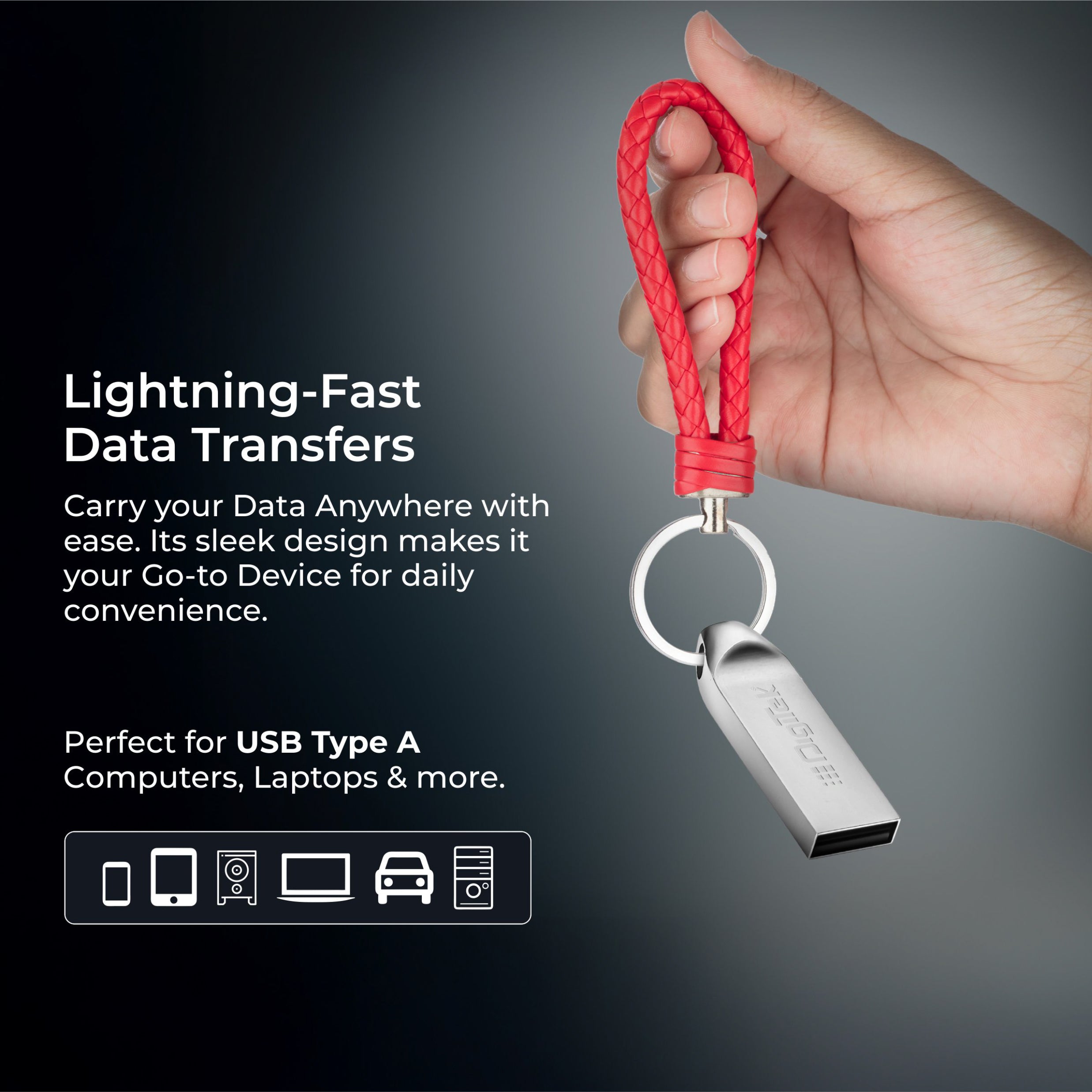 Digitek (Dud 32GB 2.0V) 32GB USB 2.0 U Disk Flash Drive, High Speed Read & Write Pen Drive, Magnetic, X-Ray & Temperature Resistant, Compatible with Windows & Mac OS