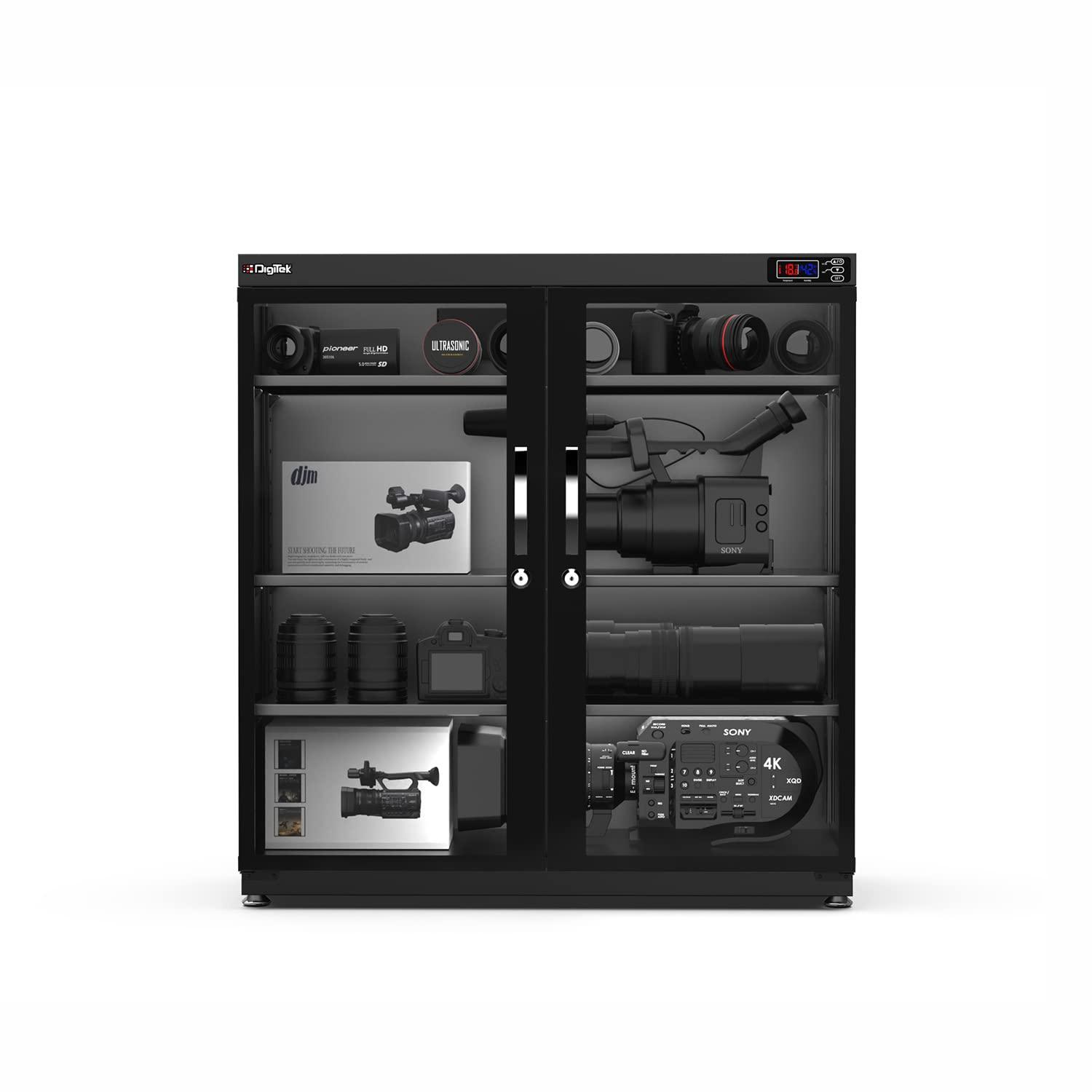 Digitek AD 260S 250 Liters Capacity Digital Display Dry Cabinet with Humidity Controller - Digitek