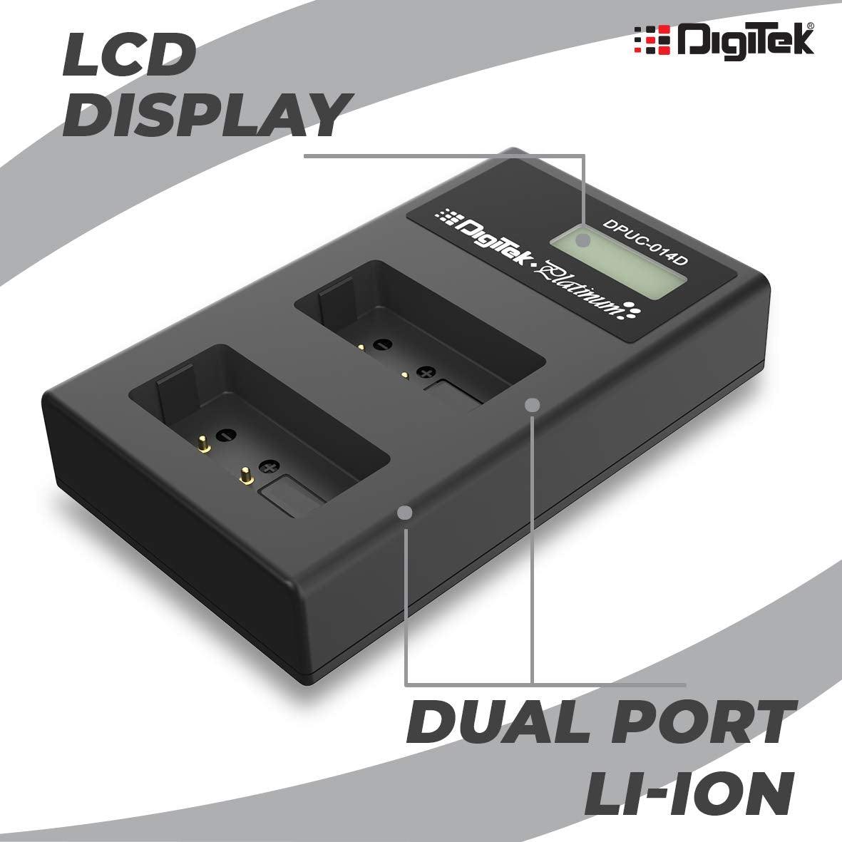 Digitek (DPUC 014D (LCD MU) ENEL 25) Platinum Charger DPUC 014D (LCD MU) ENEL 25 for ENEL 25 Battery - Digitek