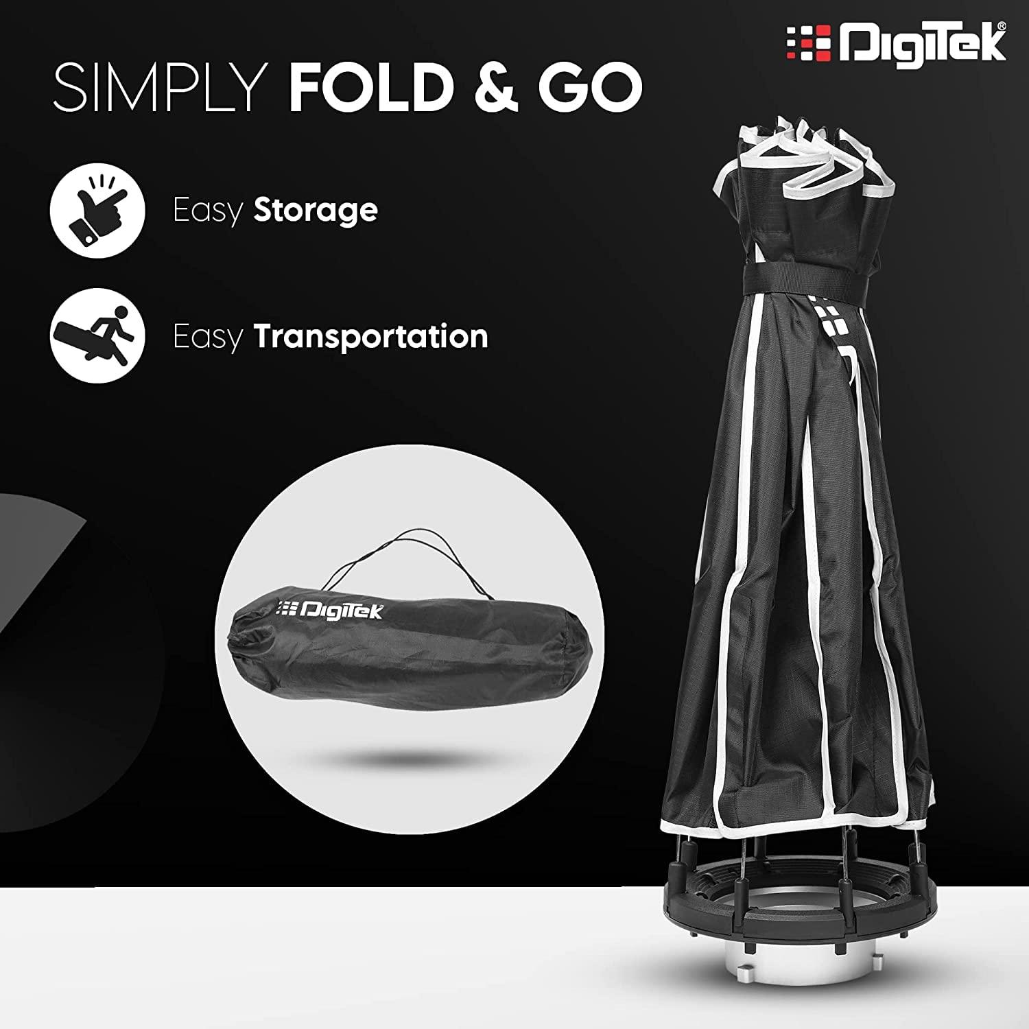 Digitek (DSB-120 Bowens)120CM Octagon Soft Box with Bowens Mount Lightweight & Portable , Comes with Diffuser Sheets & Carrying Case (DSB-120 Bowens) - Digitek