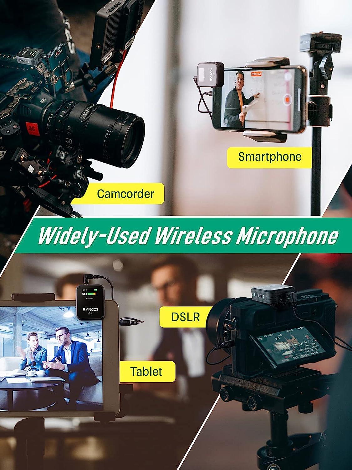 SYNCO G2(A1), 2.4G Wireless Microphone System with Display - Digitek