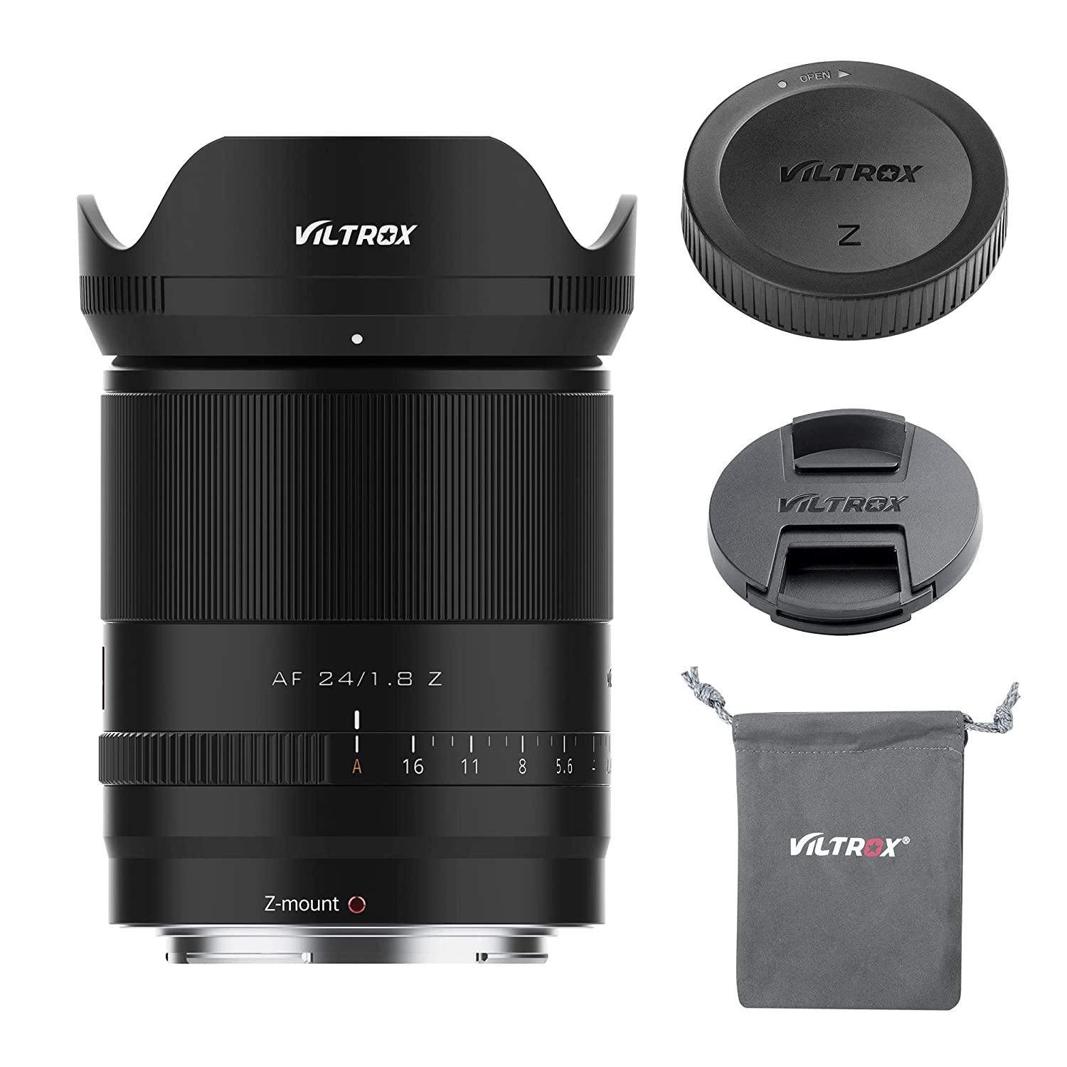 VILTROX 24mm F1.8 Full-Frame Wide-Angle Fixed Focus Lens Compatible with Nikon Z Mount Camera Zfc Z50 Z5 Z6 Z6 II Z7 Z7 II - Digitek